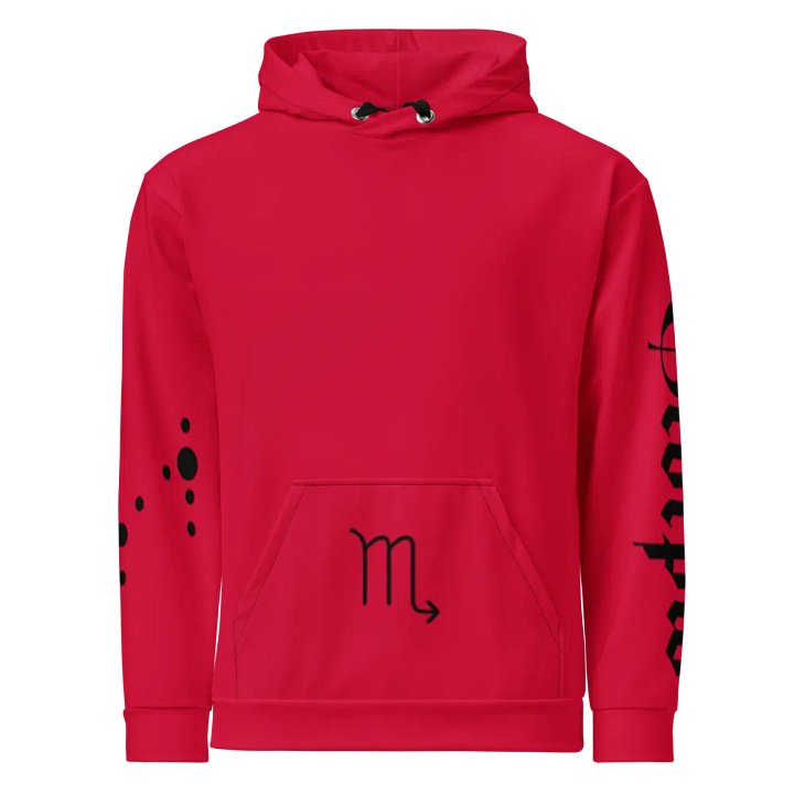 Red Scorpio Unisex Hoodie product image (1)