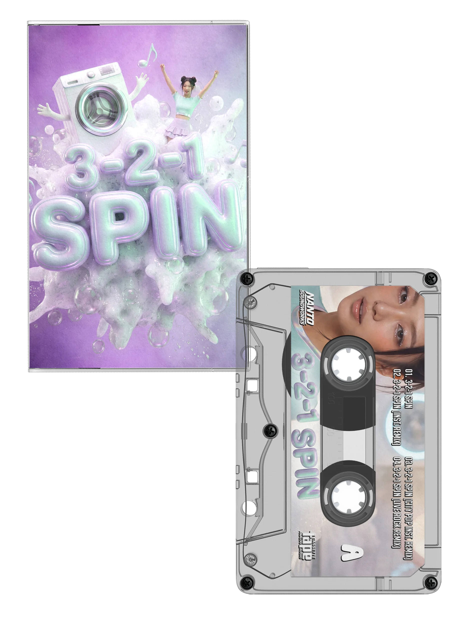 3-2-1 SPIN (EP) - Cassette Tape product image (1)