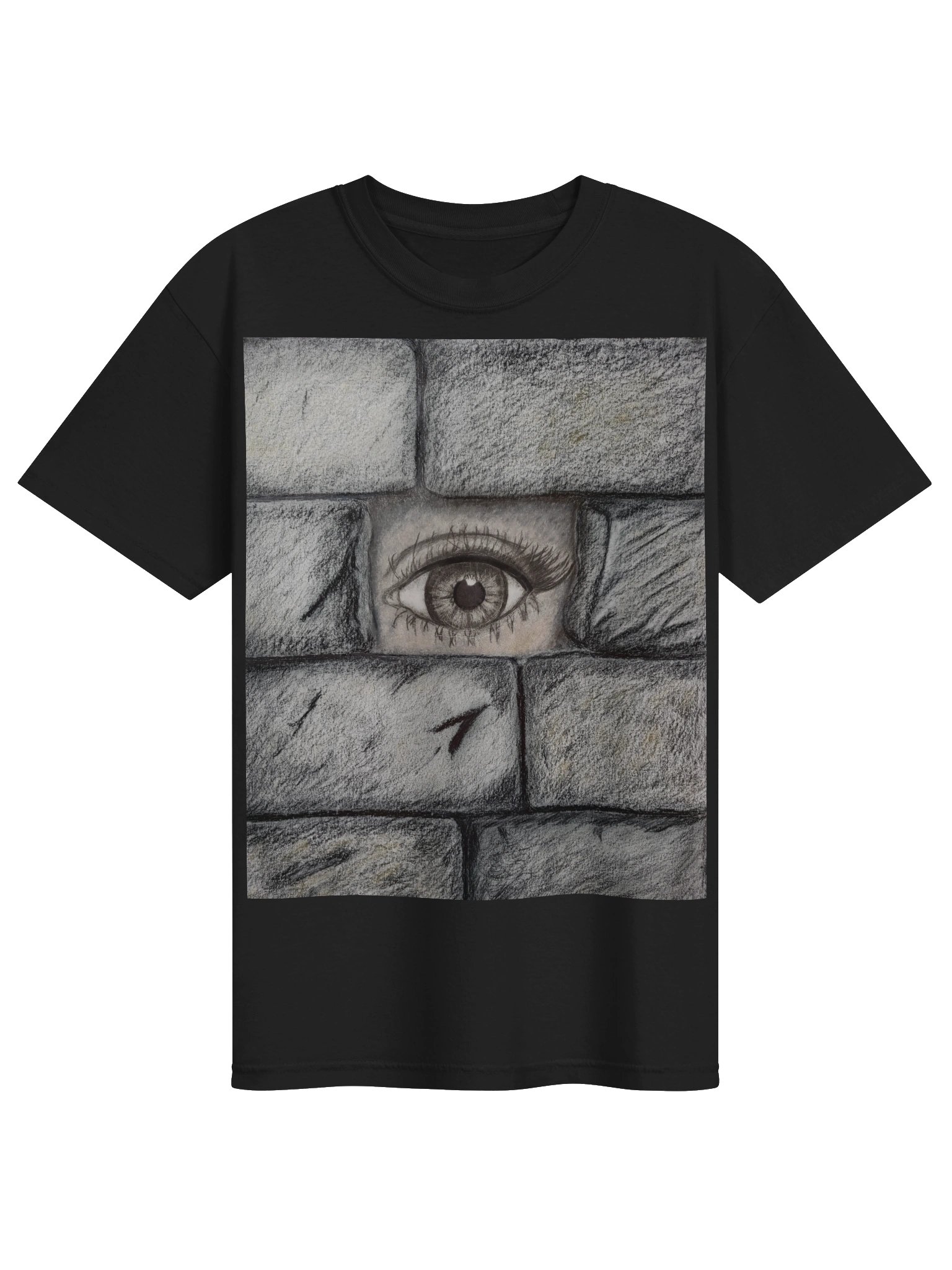 "Eye behind wall" T-Shirt. Men's Comfort Colors Garment-Dyed Heavyweight T-Shirt product image (1)