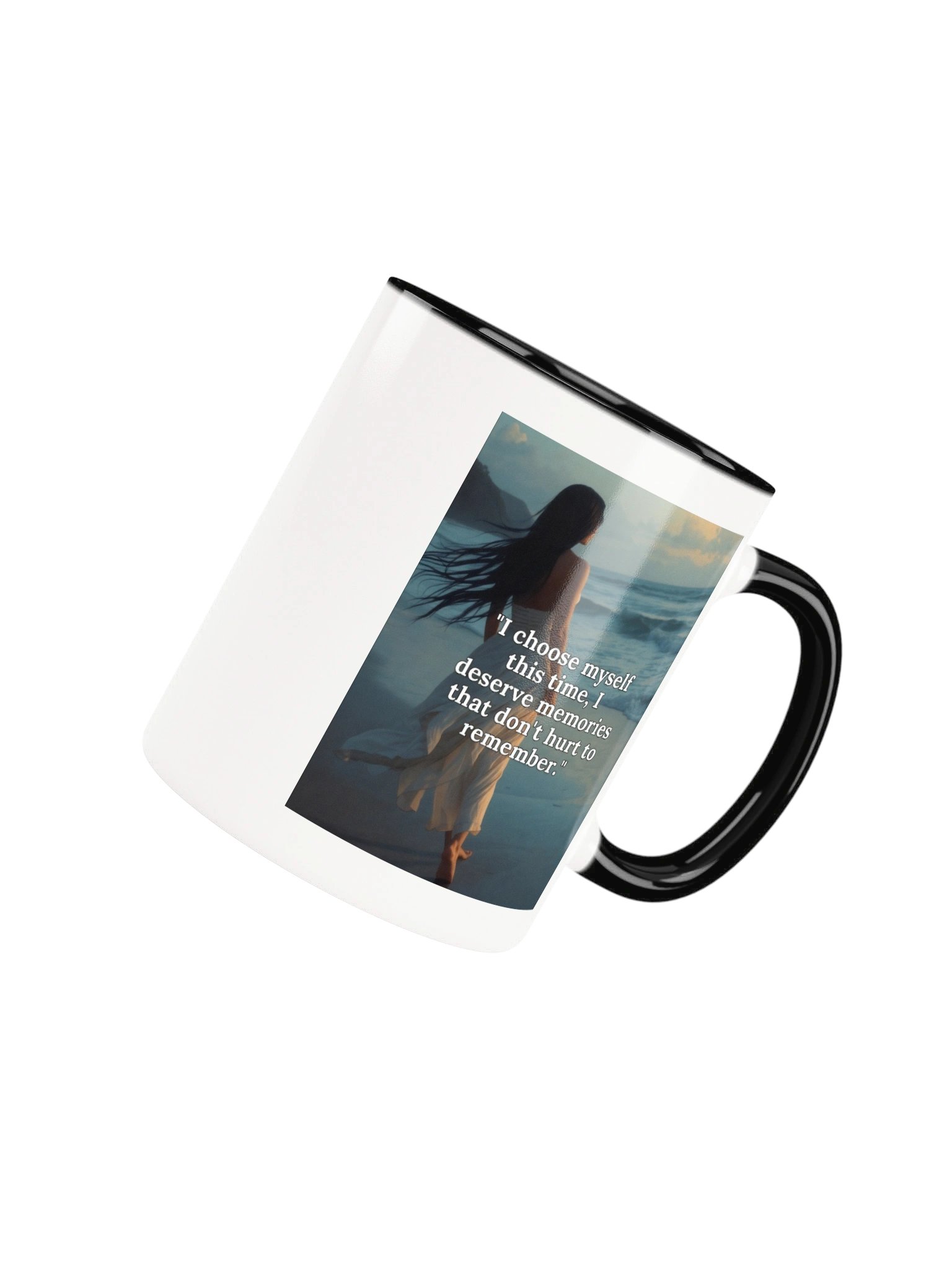 Mind Matter- I Choose Myself Beach Quote- Multi Colored Mug product image (63)
