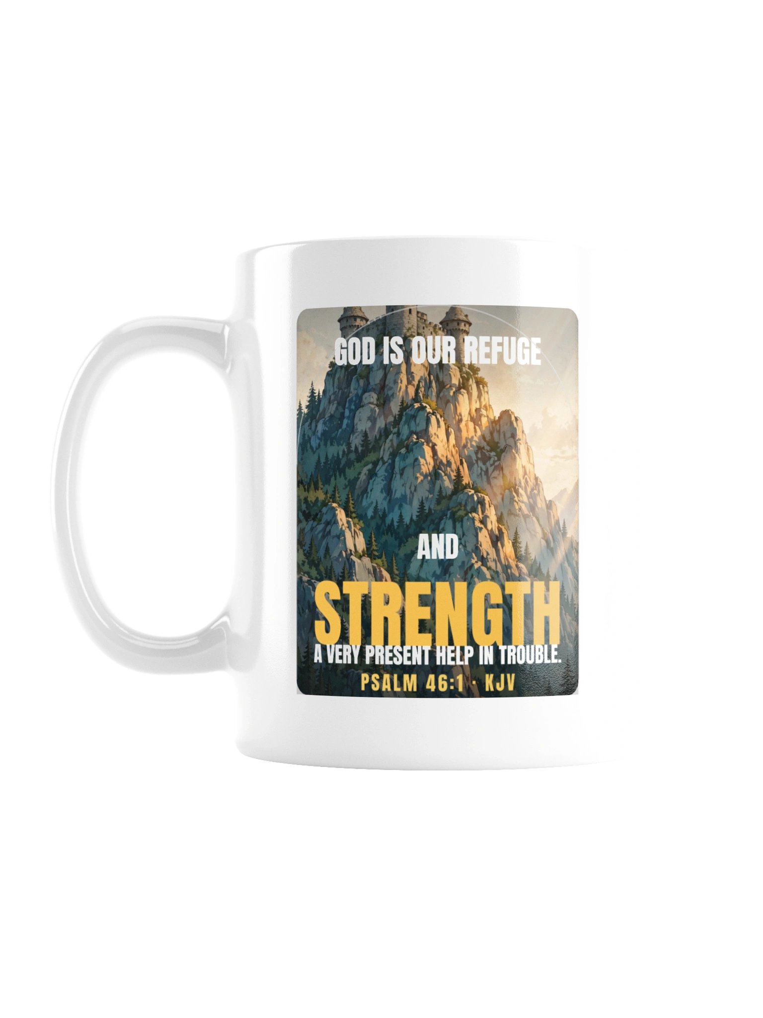 Psalm 46:1 Mug — Refuge and Strength product image (1)