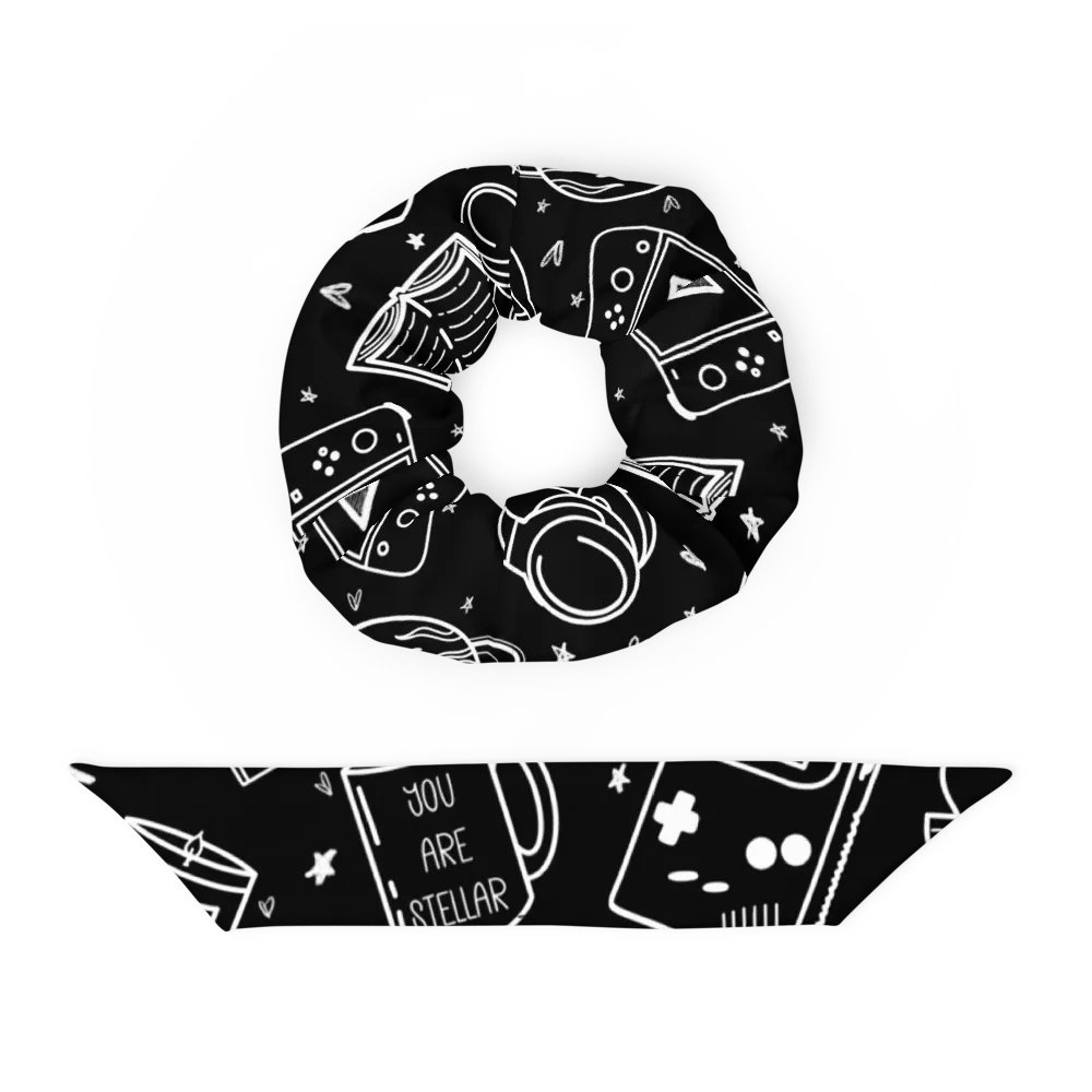 Dark Doodle Scrunchie product image (4)