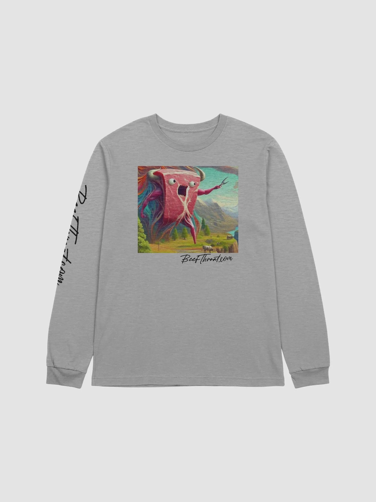 Steakasaurus Rex: Meat Your Nightmare Men's Long Sleeve product image (3)