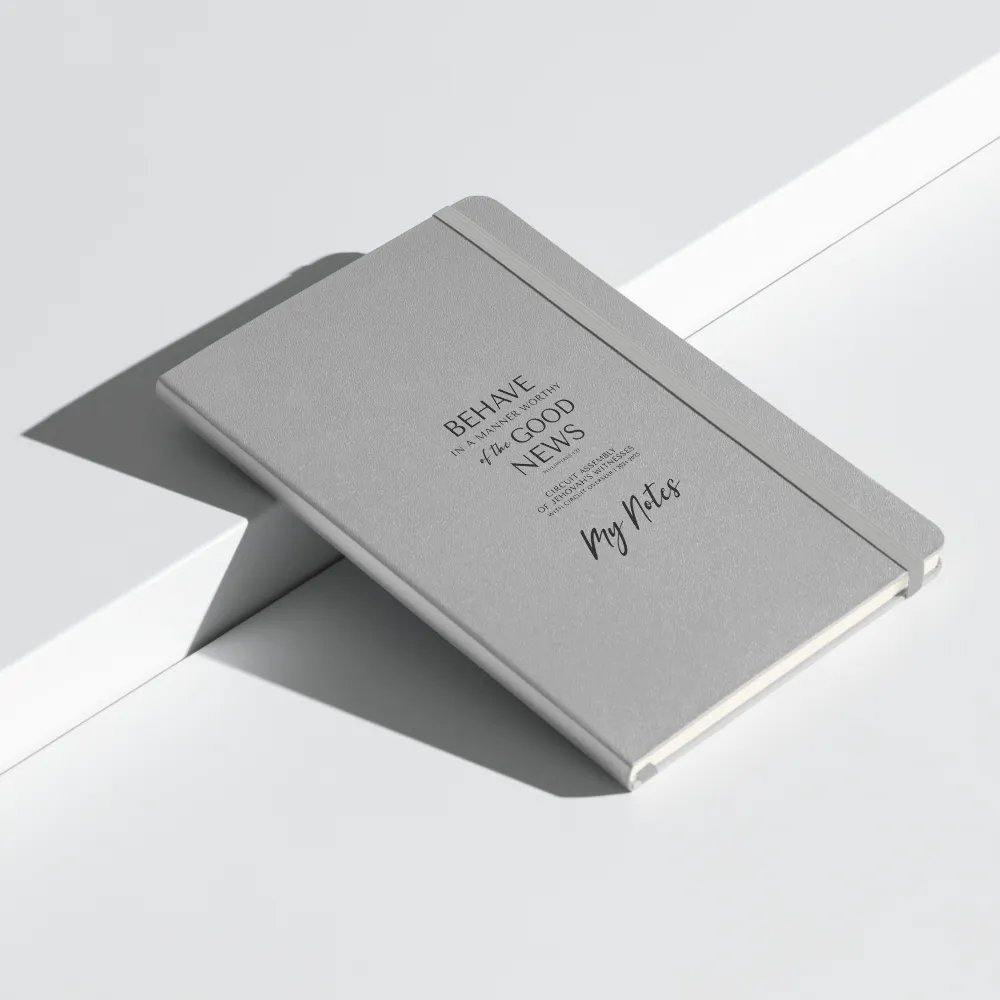 'Behave in a Manner Worthy of the Good News' Hardcover Notebook product image (38)