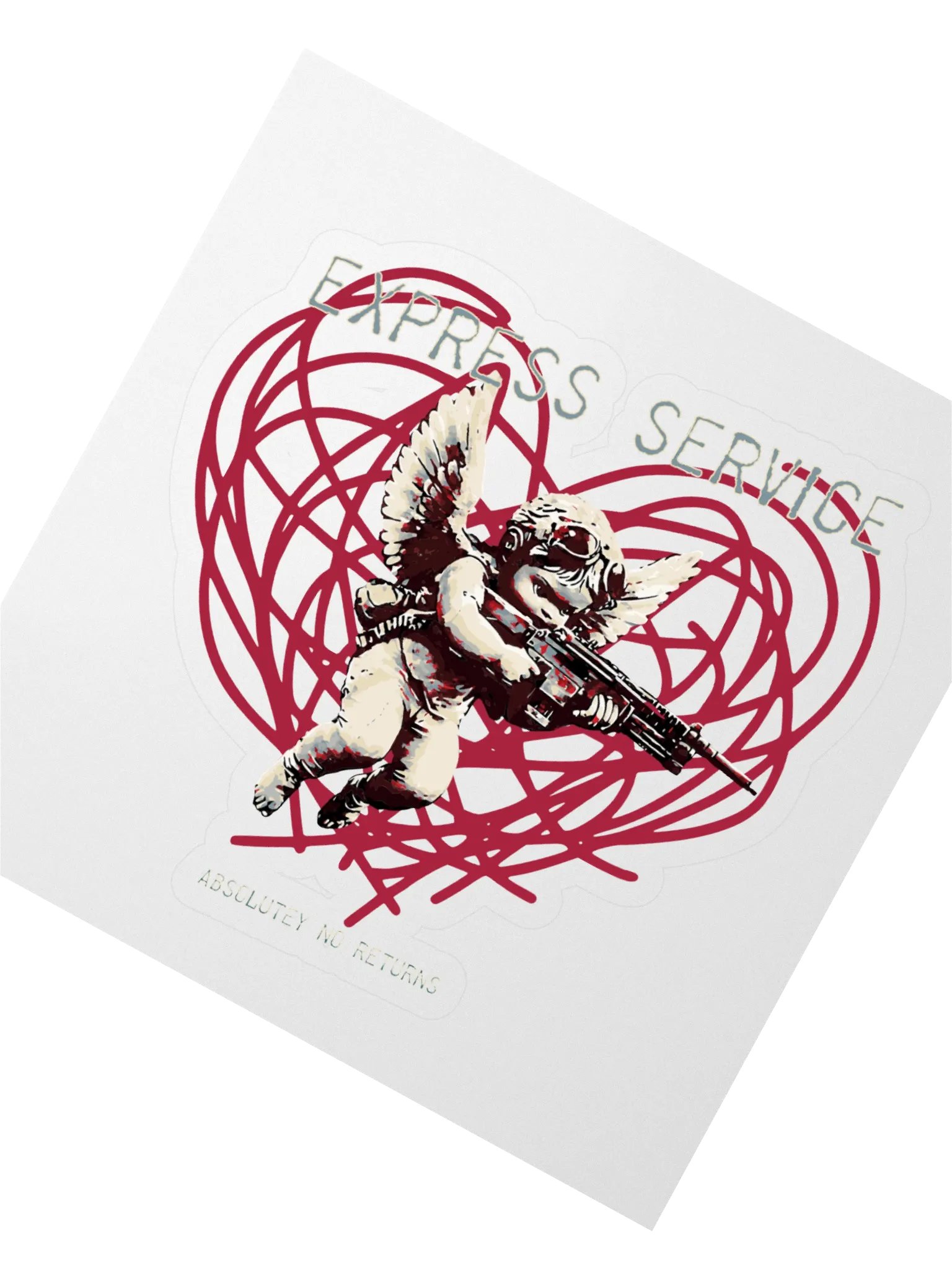 Cupid Express Service Kiss Cut Stickers product image (3)