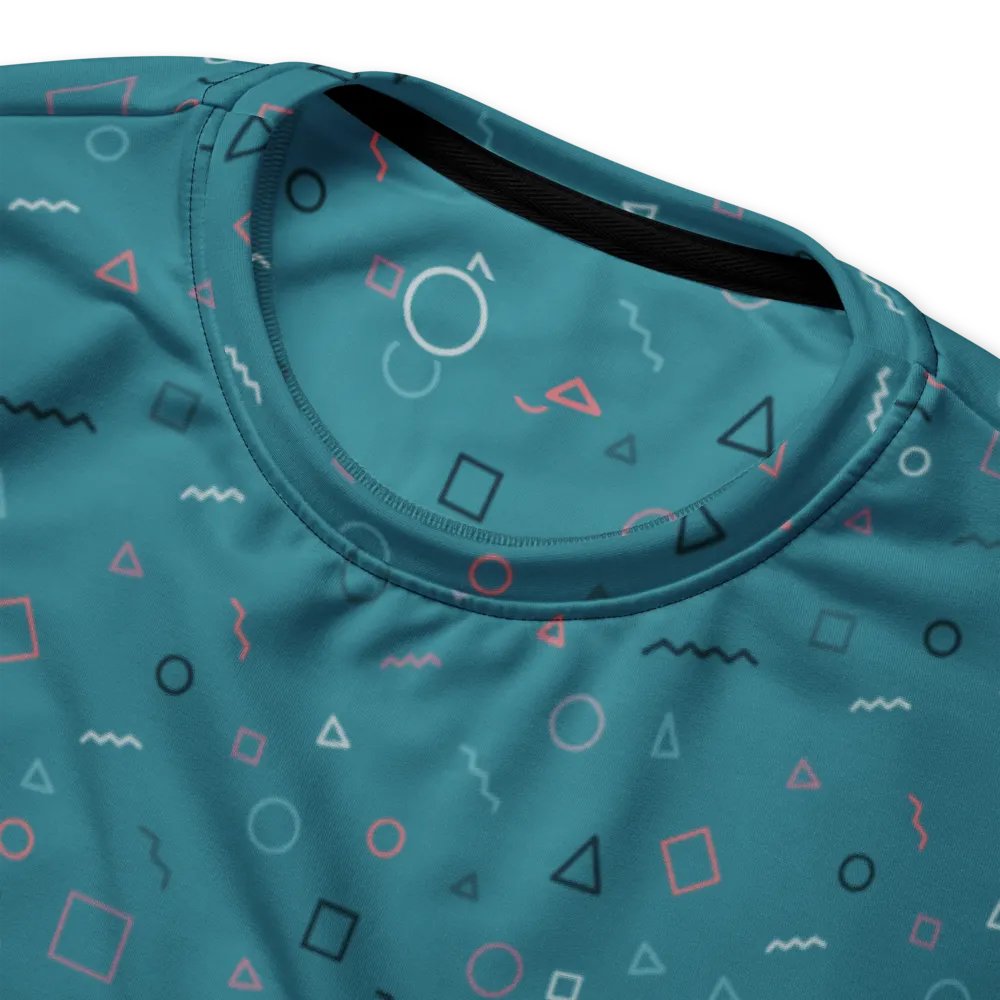 Turquoise Shapes Shirt product image (4)
