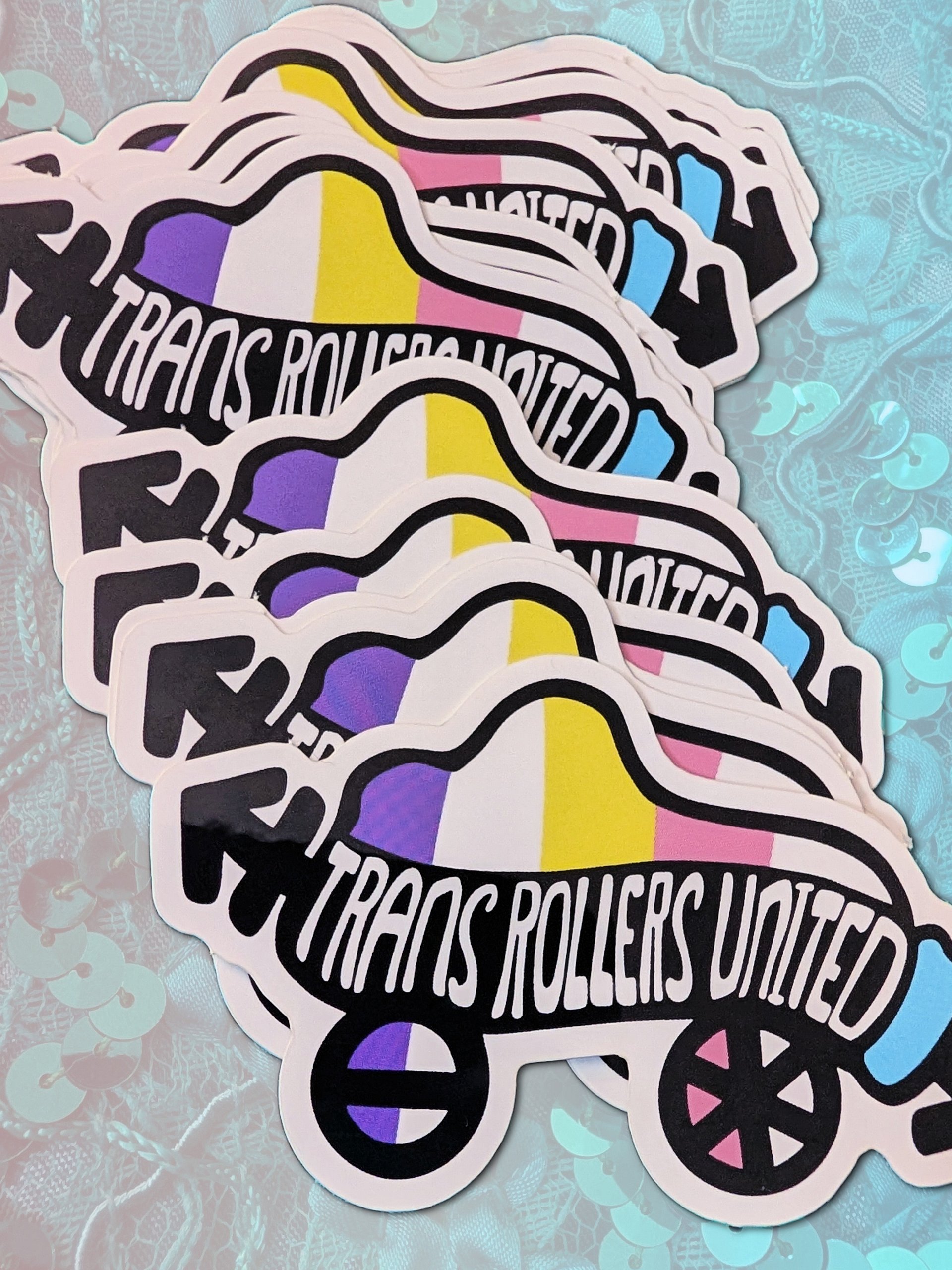 TRU Skate Logo Small Stickers product image (1)
