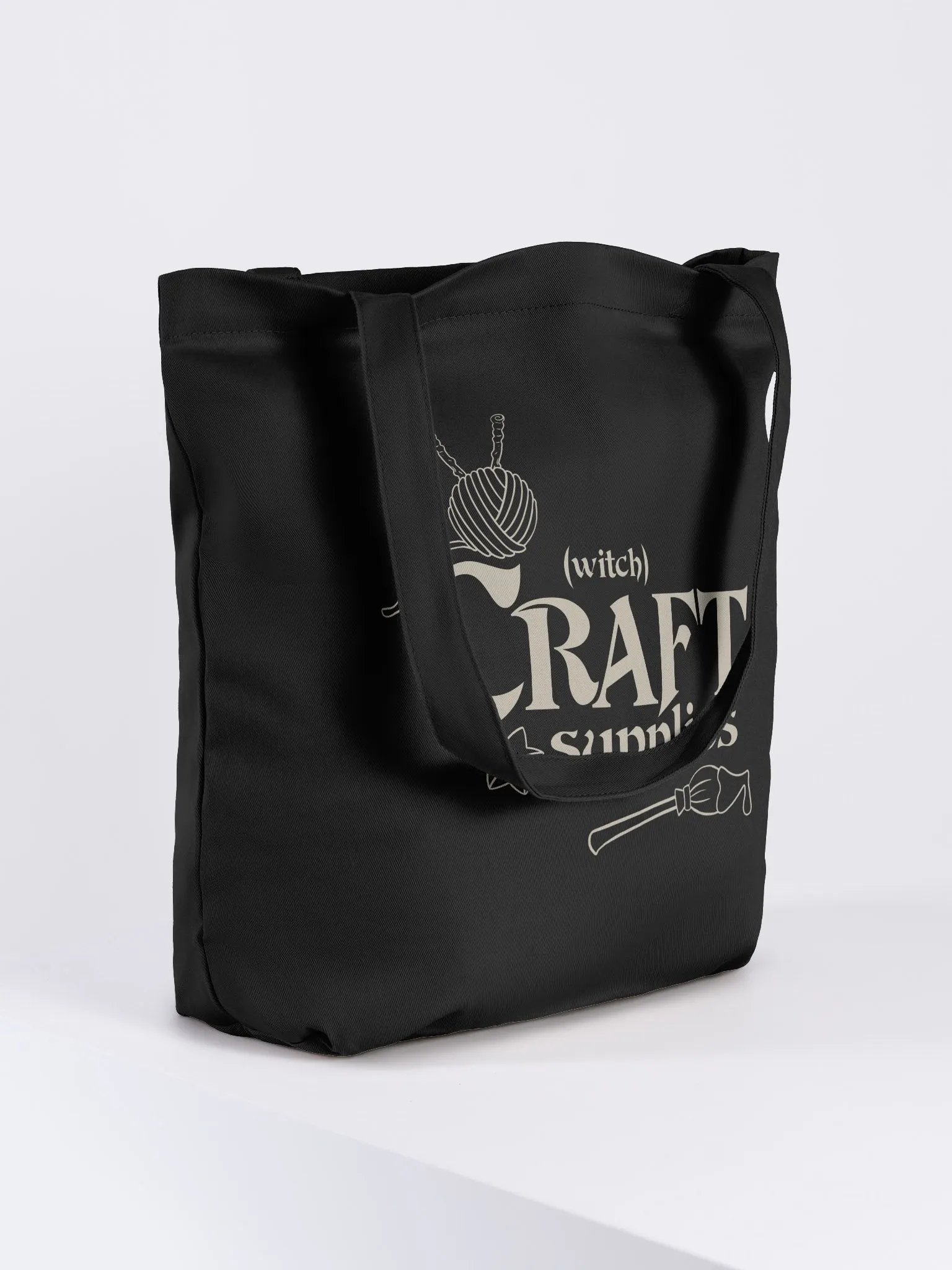 (Witch) Craft Supplies Eco Cotton Tote Bag - Black product image (4)