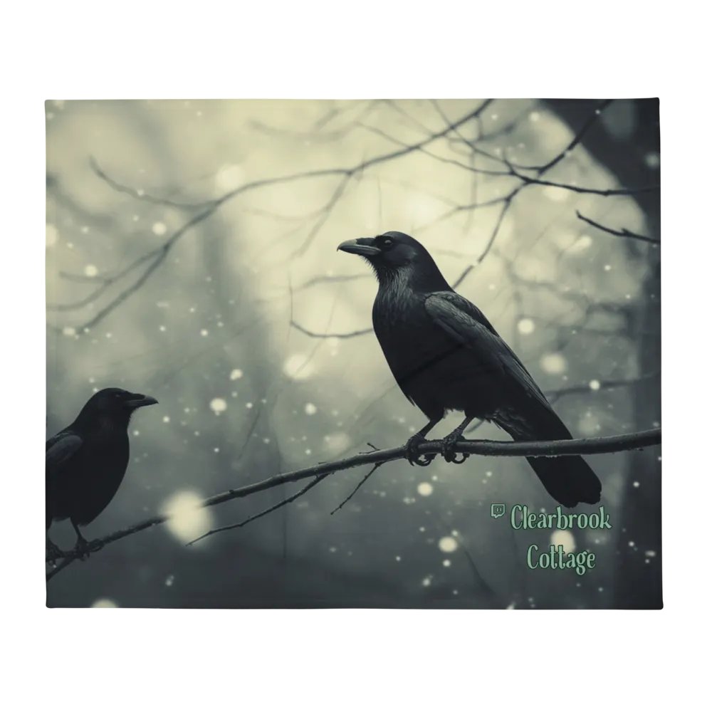 Mystic Crows Throw Blanket product image (5)