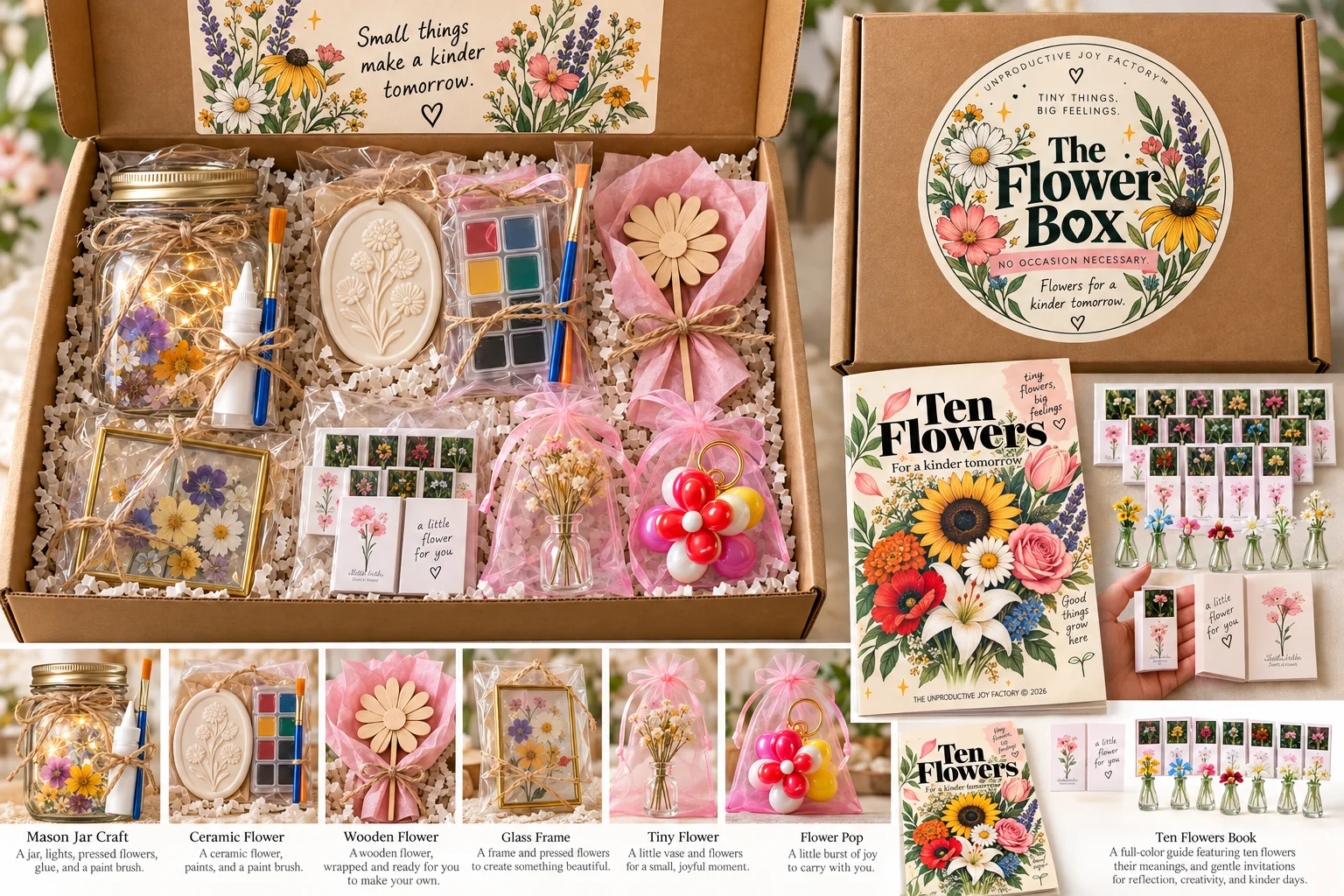 The Flower Box: An Unproductive Joy Experiment (PRE-SALE) product image (1)