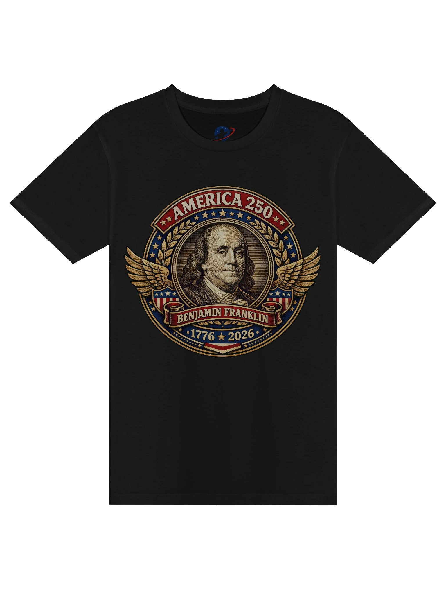 America 250: Benjamin Franklin Founding Fathers Premium Tee product image (1)