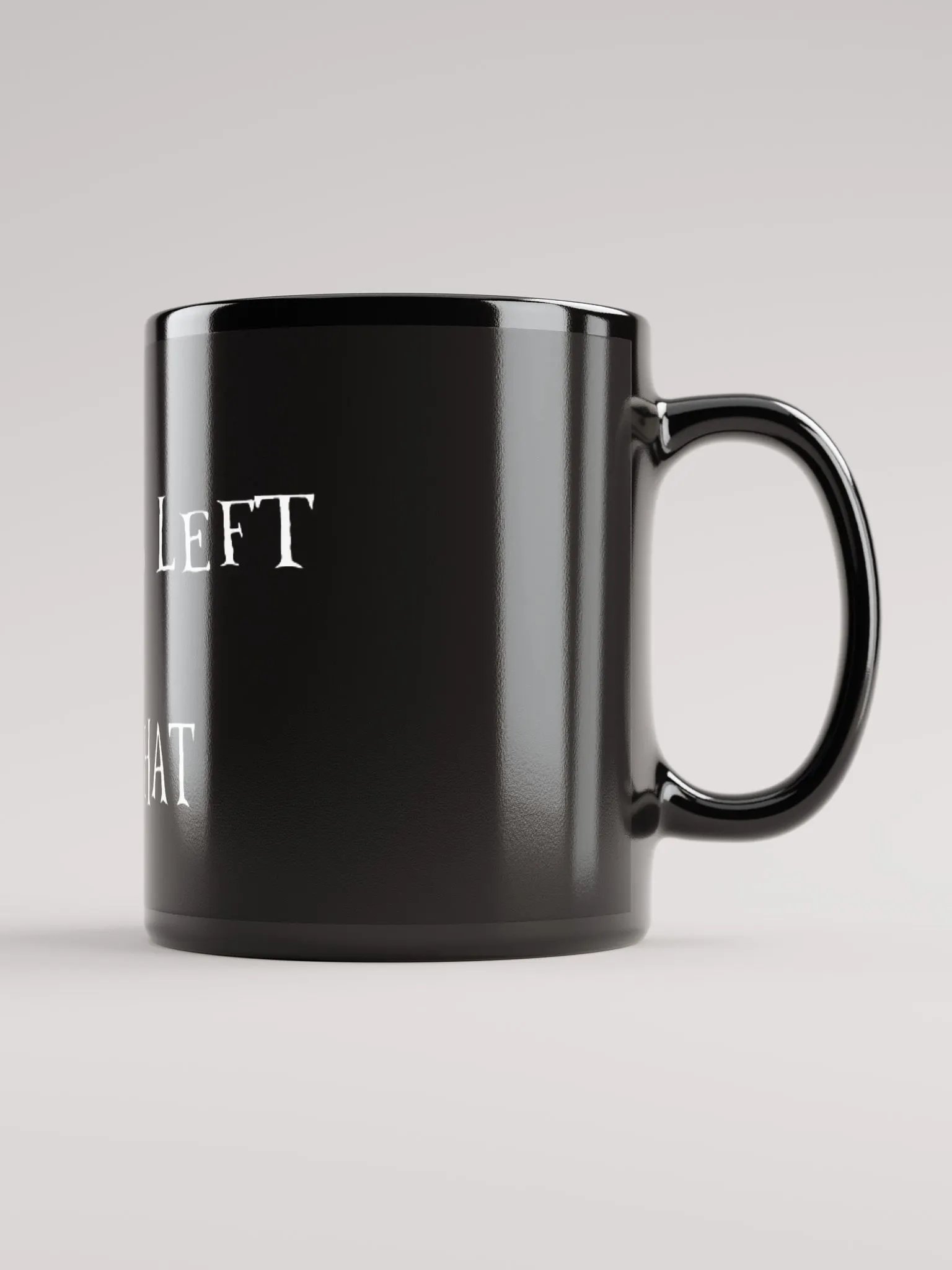 God Has Left The Chat Mug (black) product image (4)