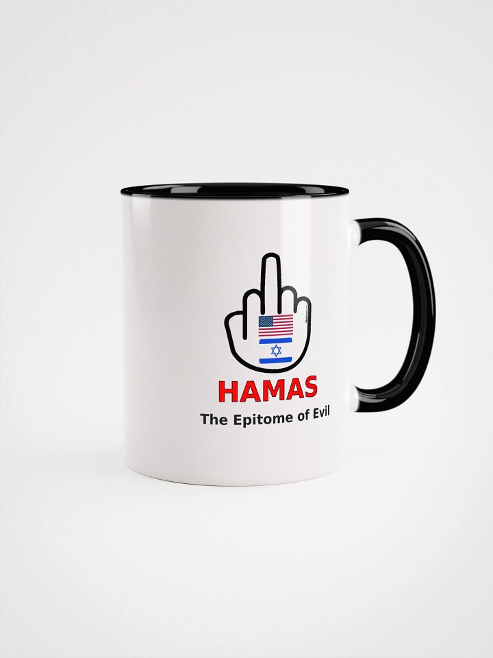 Two-tone Ceramic Mug-MisterFinger-Hamas-B product image (6)