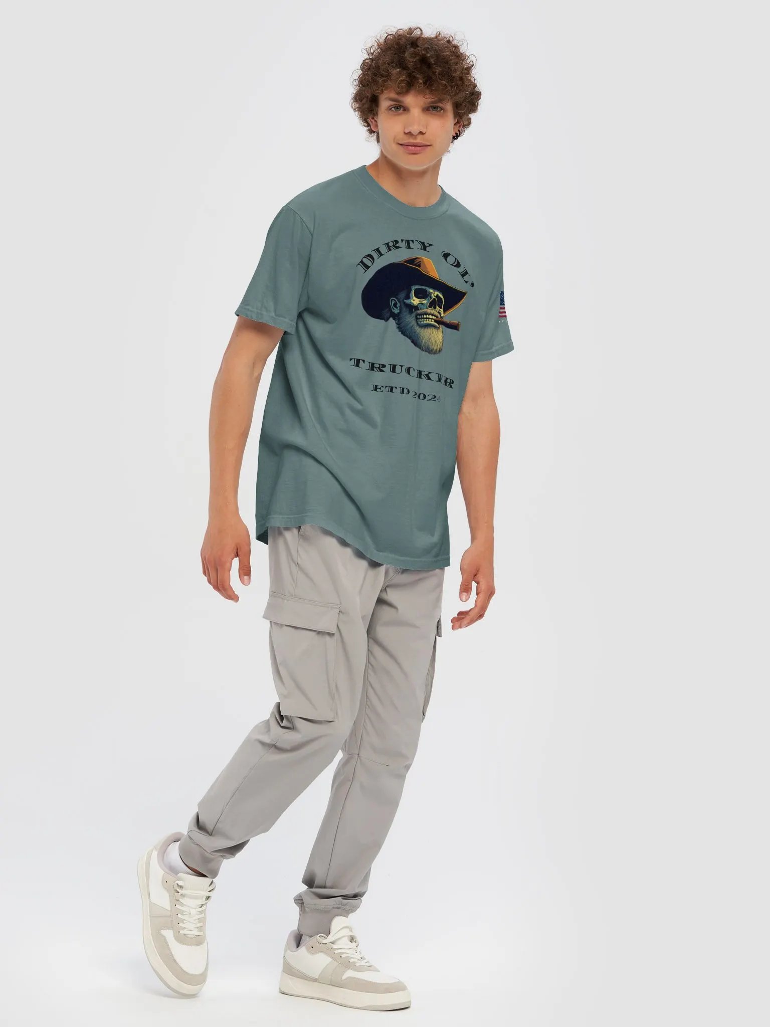 Dirty Ol' Trucker Road Warrior T-Shirt (Dark Letter) product image (7)