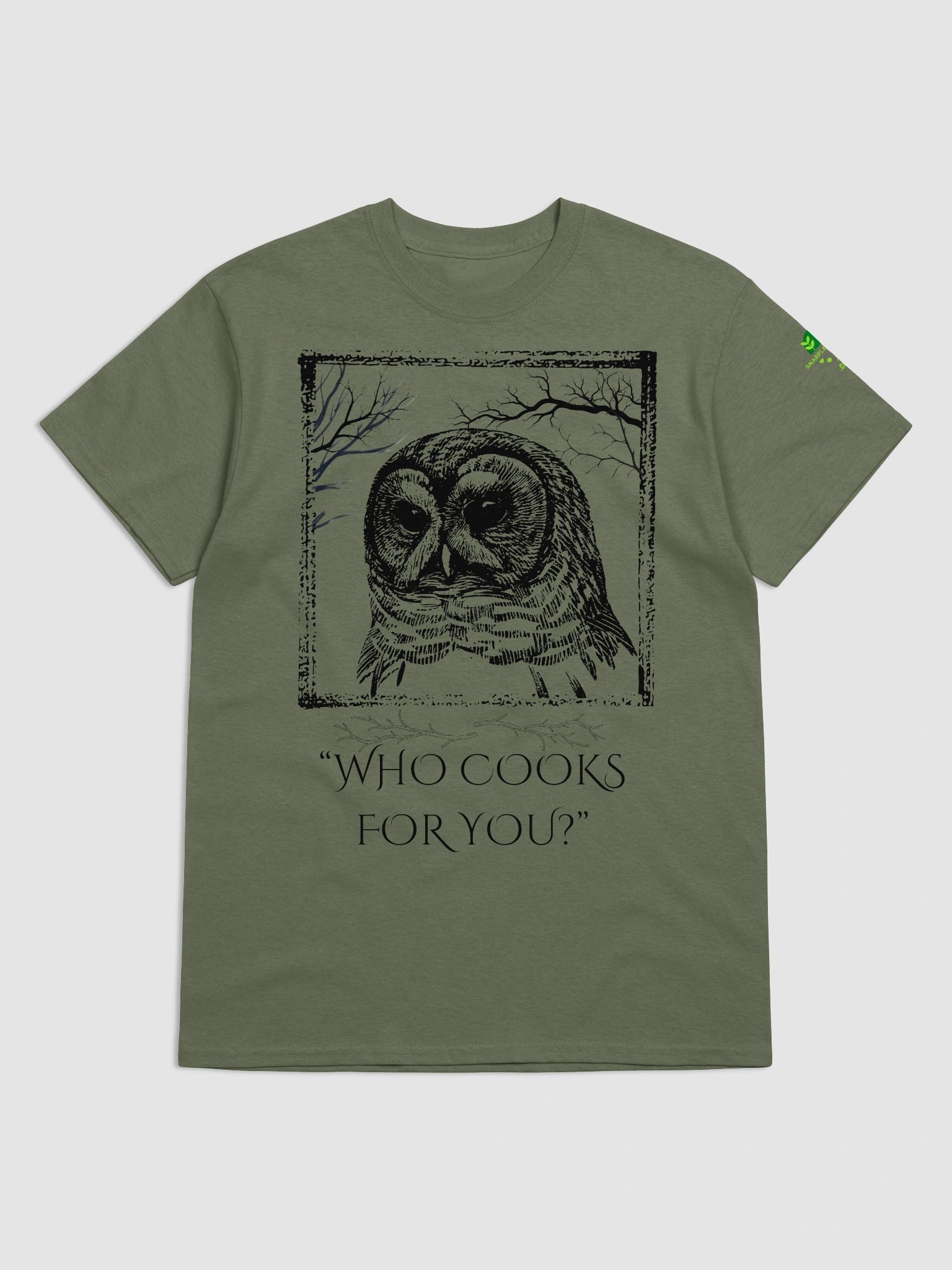 Barred Owl - "Who Cooks For You?" Call Animal Shirt product image (2)