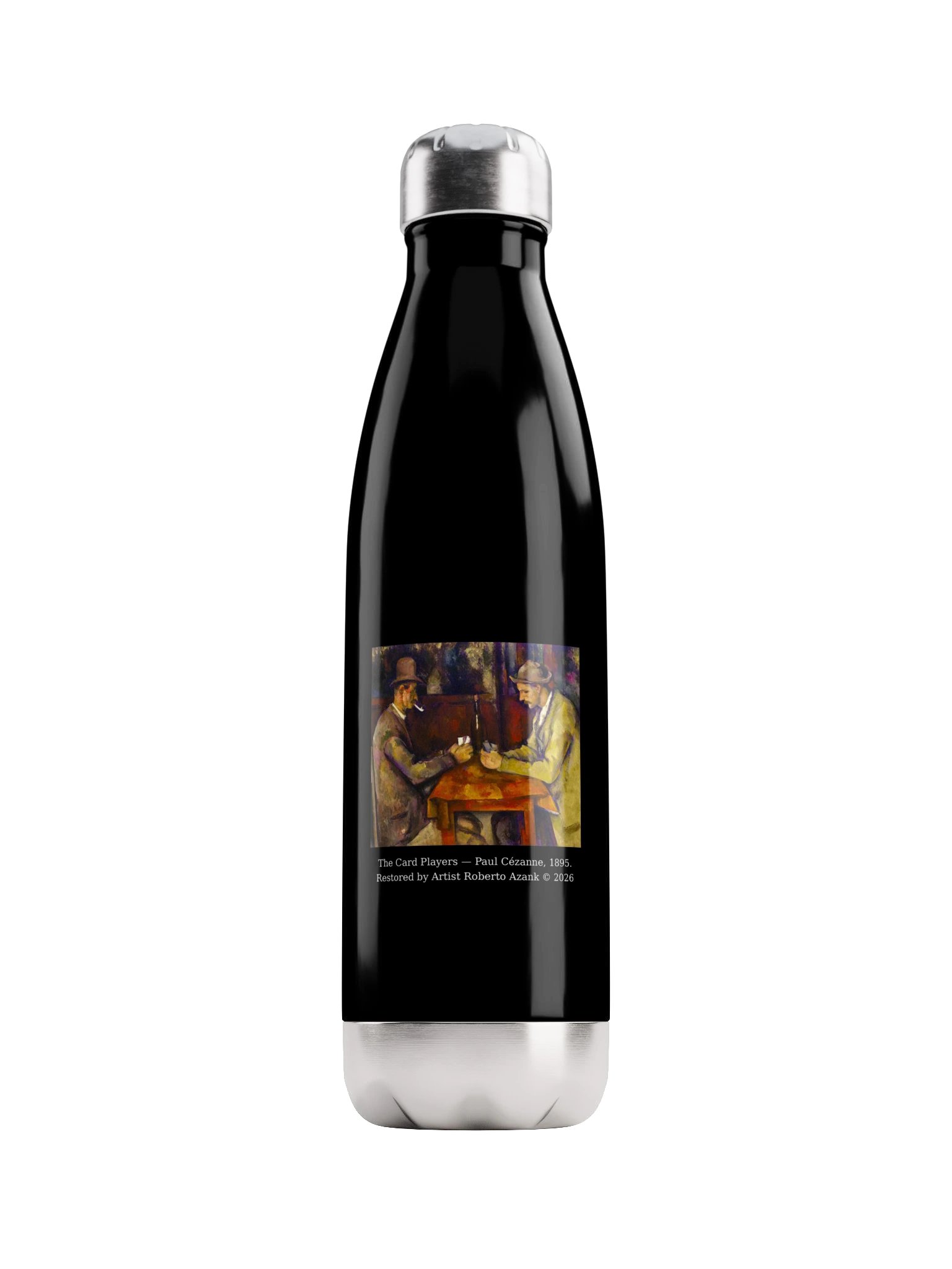 The Card Players — Water Bottle product image (1)