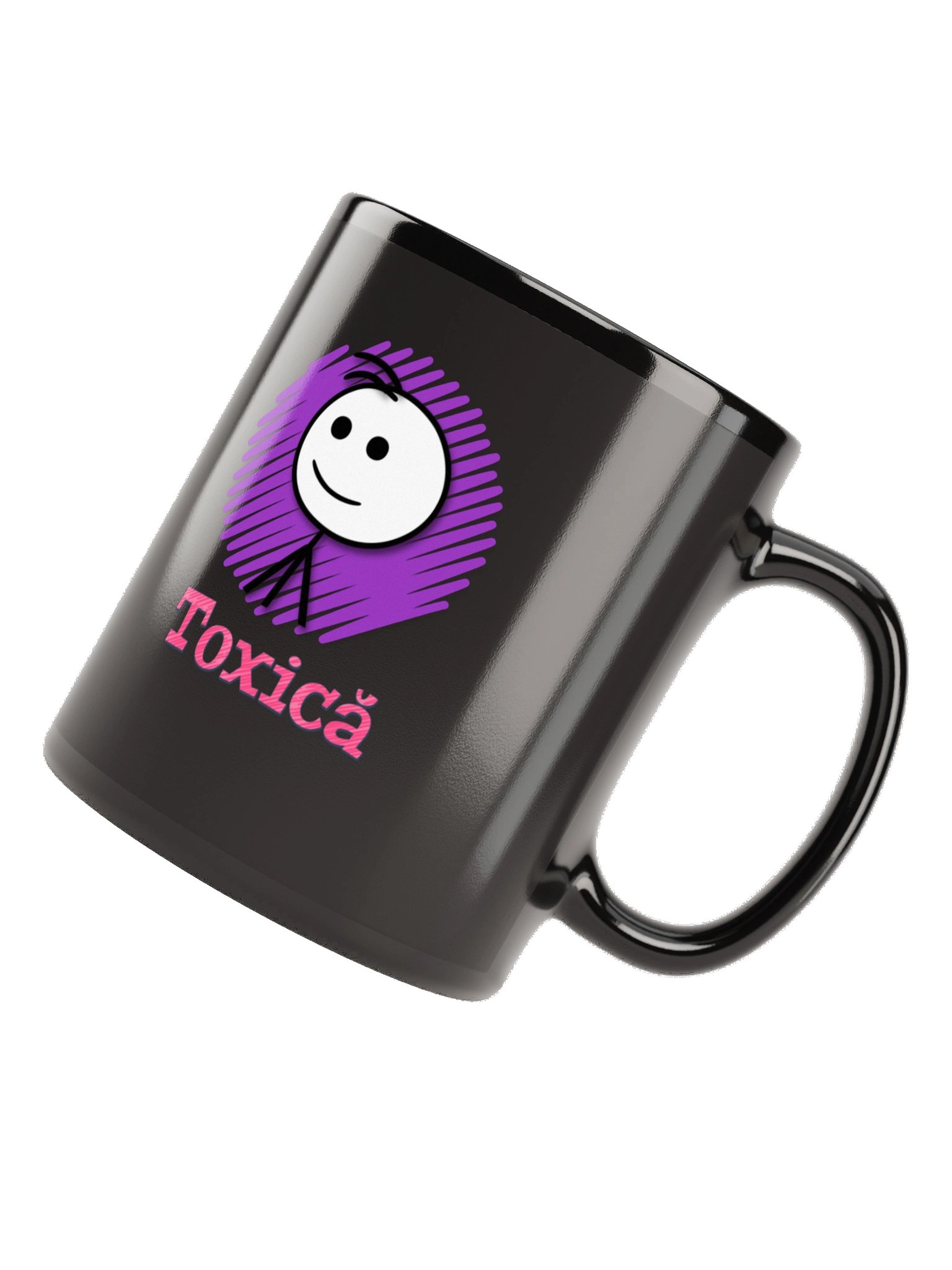 Cană Negru Lucios Oficială TOXICĂ – Amintiri Din Copilărie product image (11)