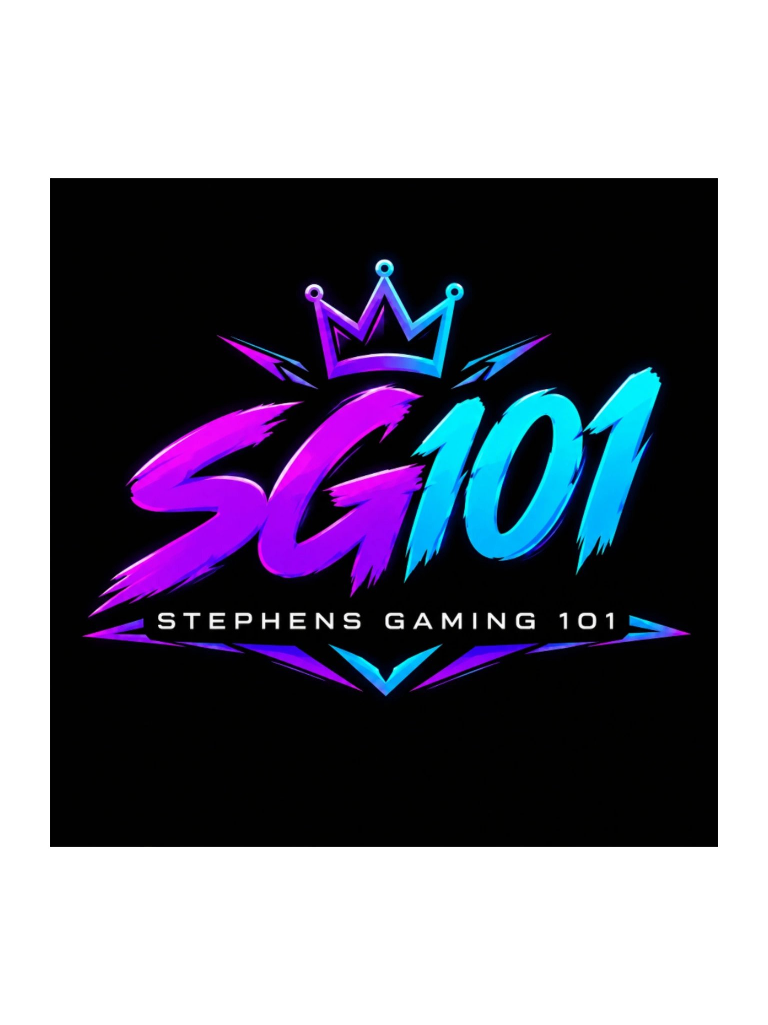 SG101 Neon Crown Sticker product image (1)