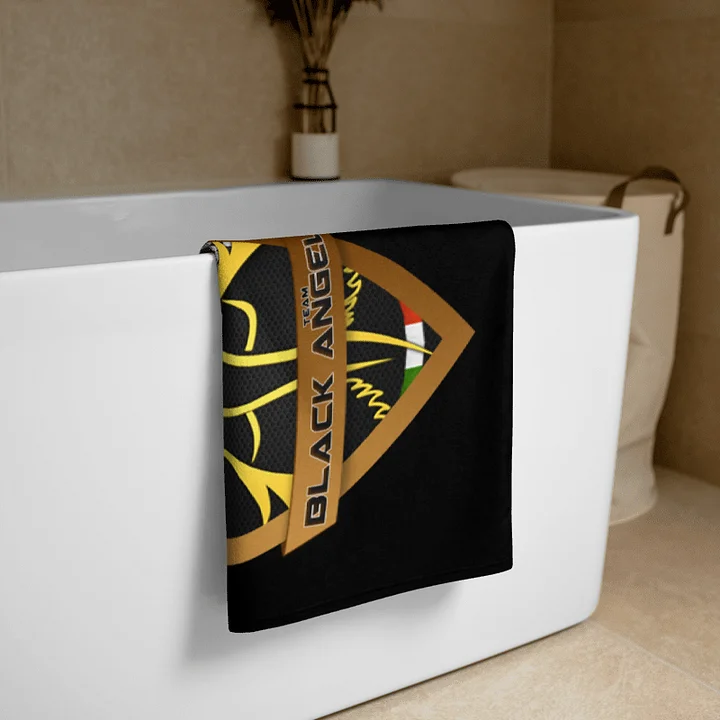 Black Angel Racing Team Towel Black product image (2)