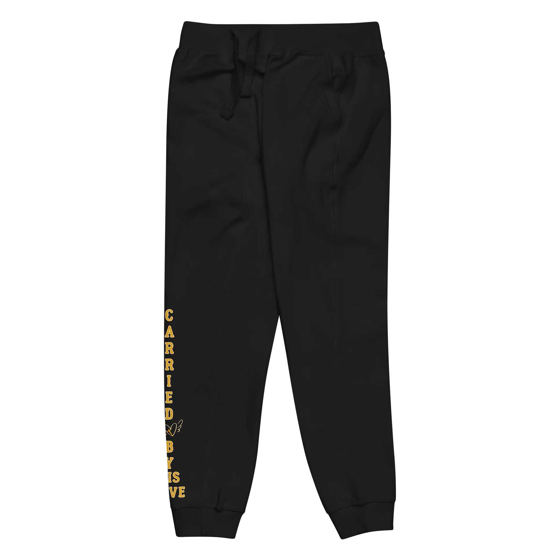 Carried by His Love Premium Unisex Fleece Joggers product image (4)
