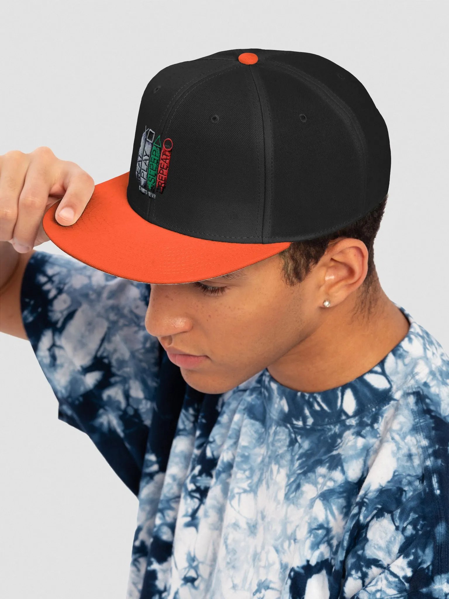 Gamer's Grunge Snapback Cap product image (47)
