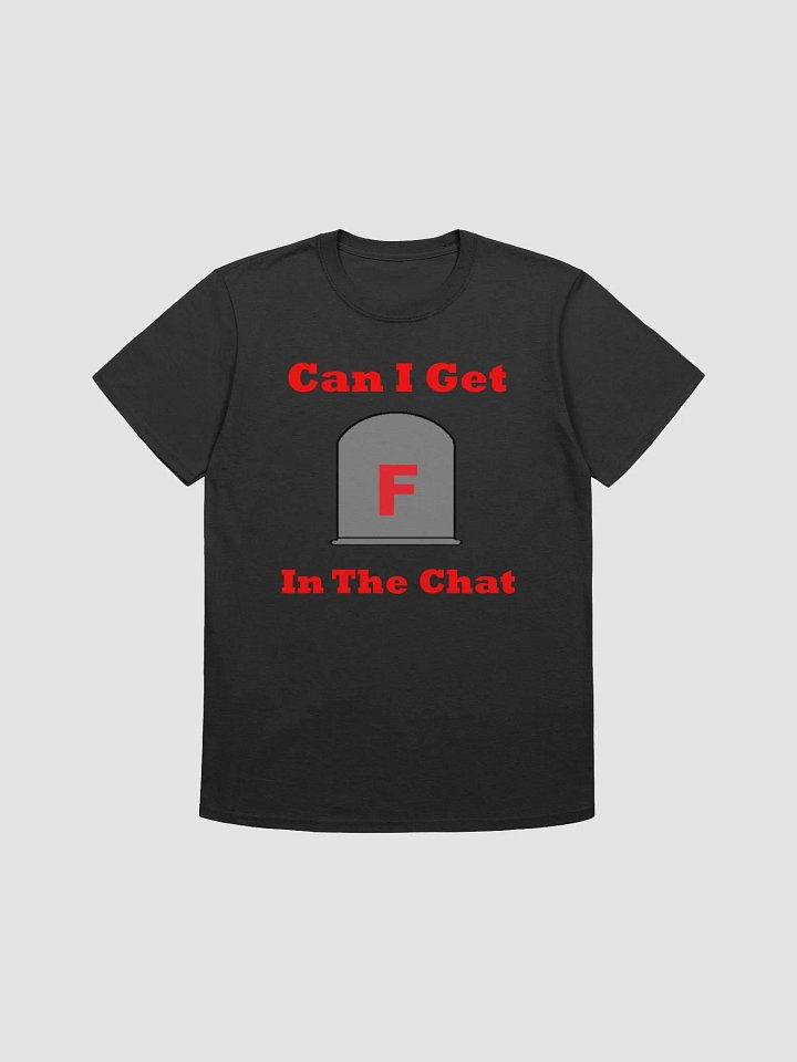 F in the chat T shirt product image (1)