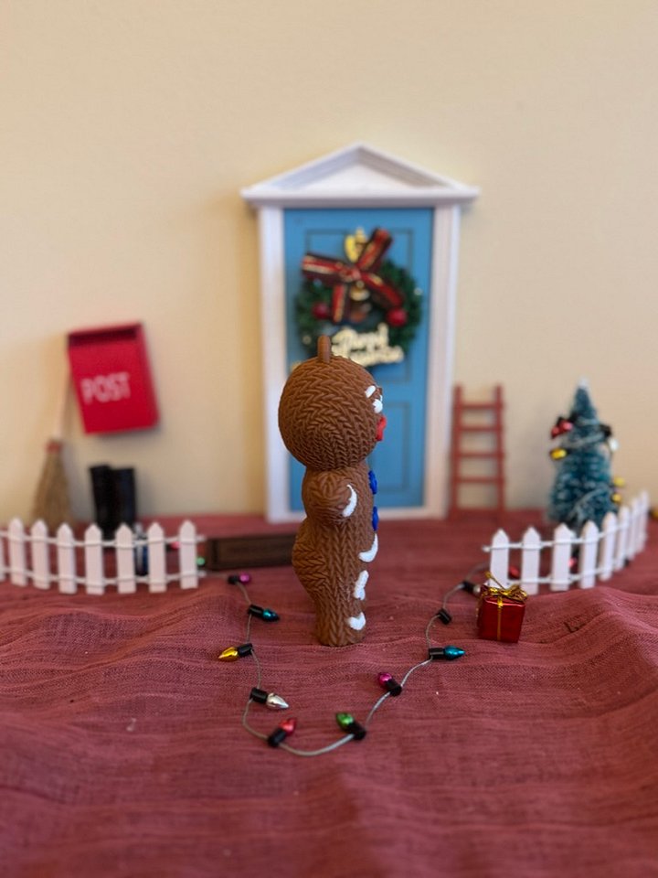 Gingerbread Man - Knitted Design 3D Print product image (2)