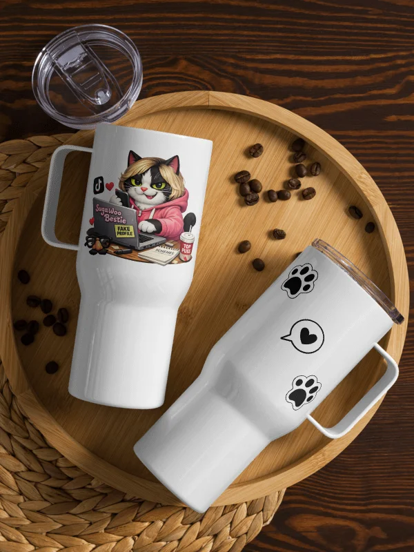''Suga Woo Bestie'' Travel Mug with a Handle product image (4)