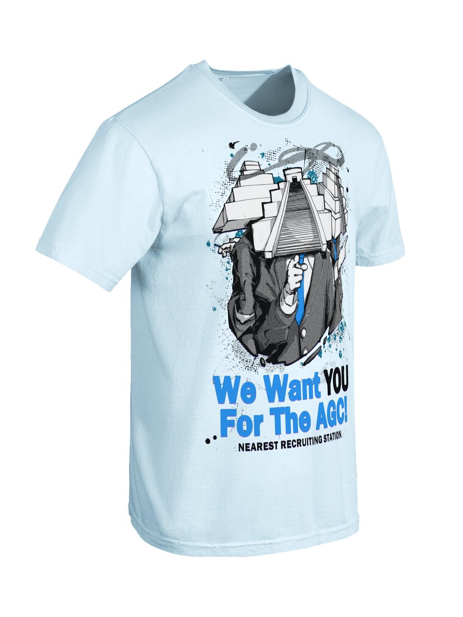 AGC RECRUIT TEE BLUE product image (6)