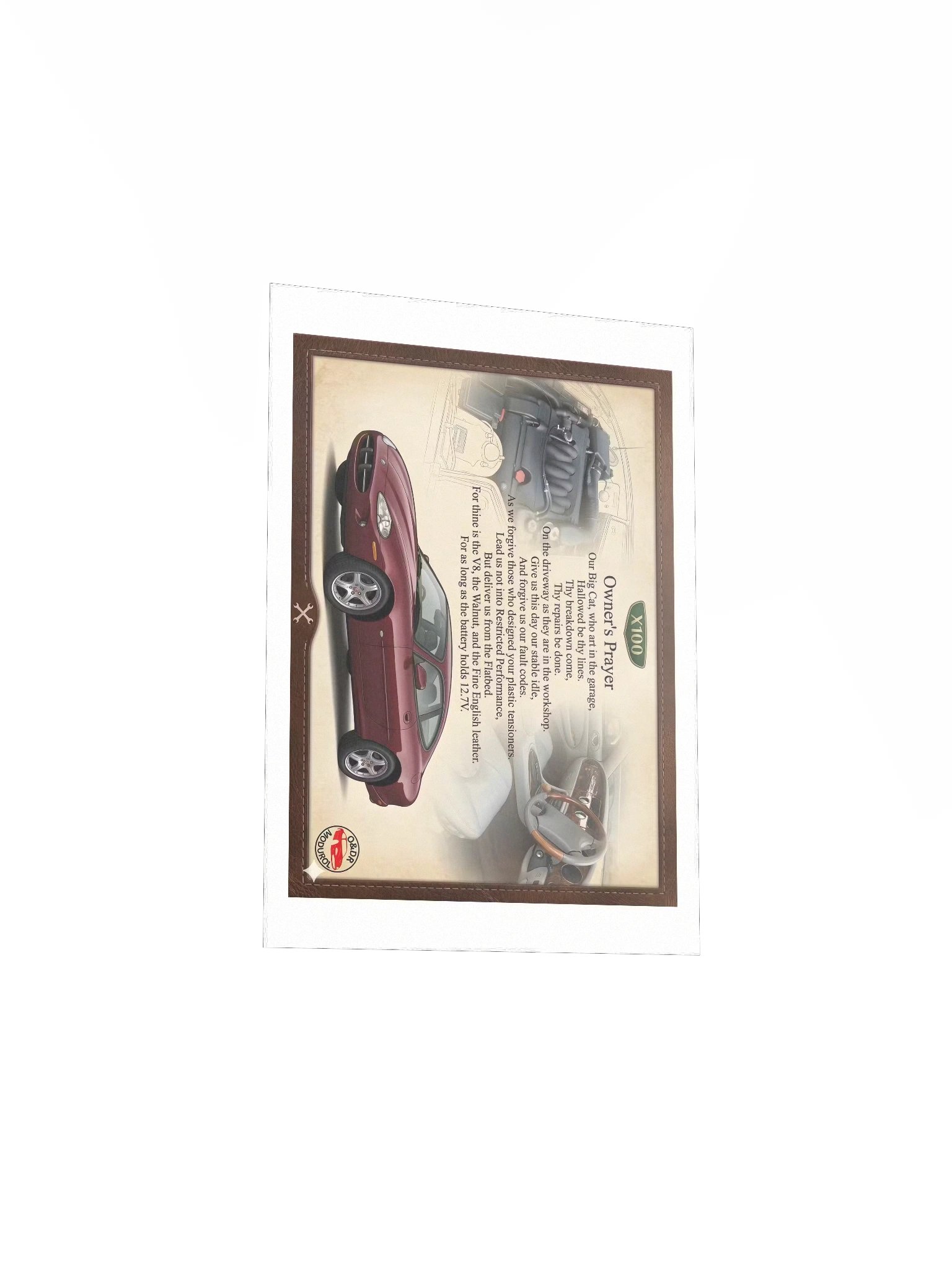 Modurol Premier Contributor - Big Cat Owners Prayer Poster product image (3)