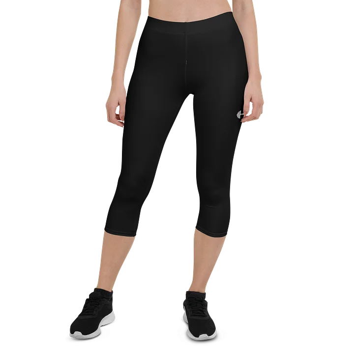 His House Womens Performance Crop Leggings - Black product image (1)