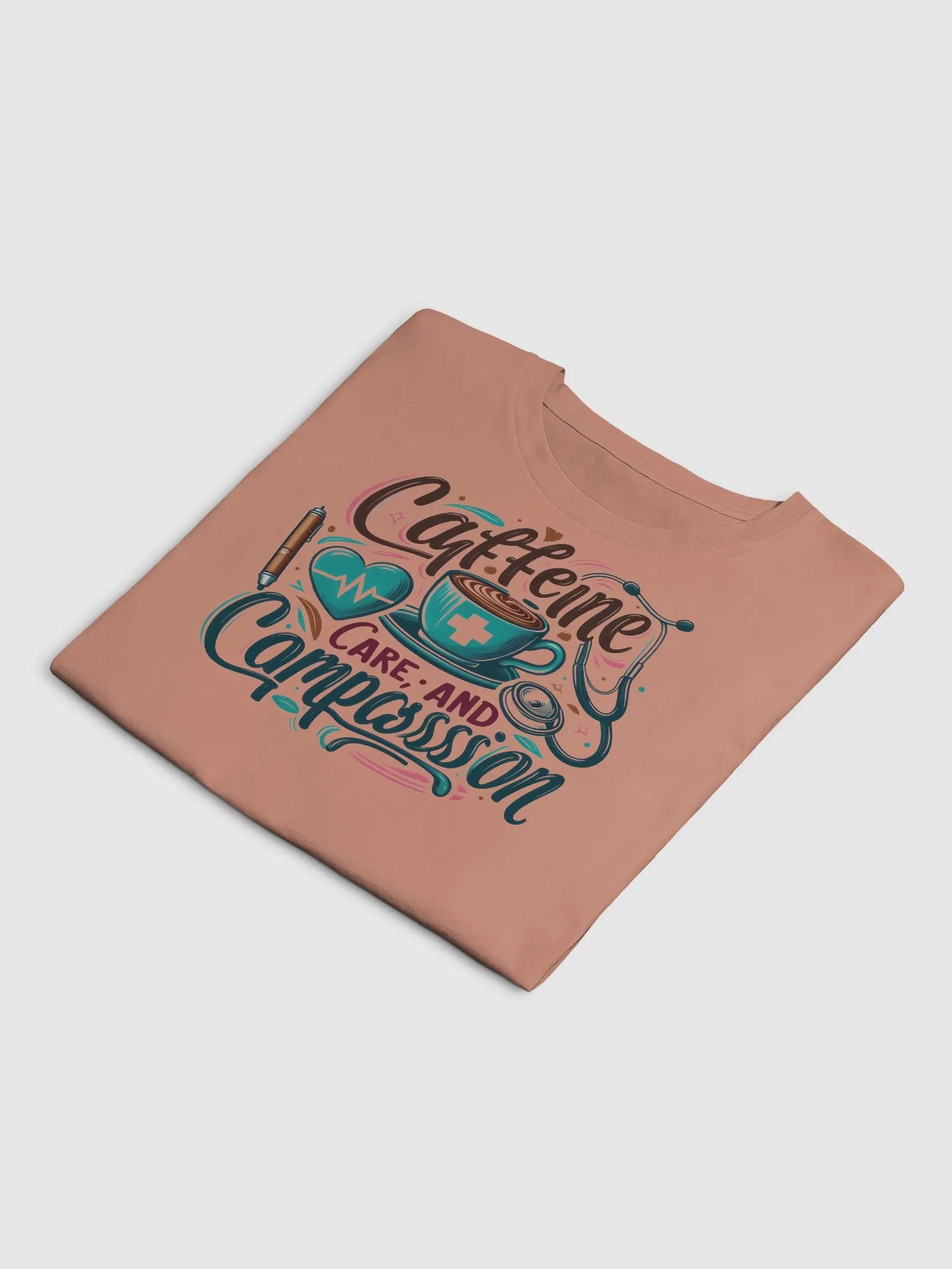 Caffeine, care, and compassion crop top product image (23)