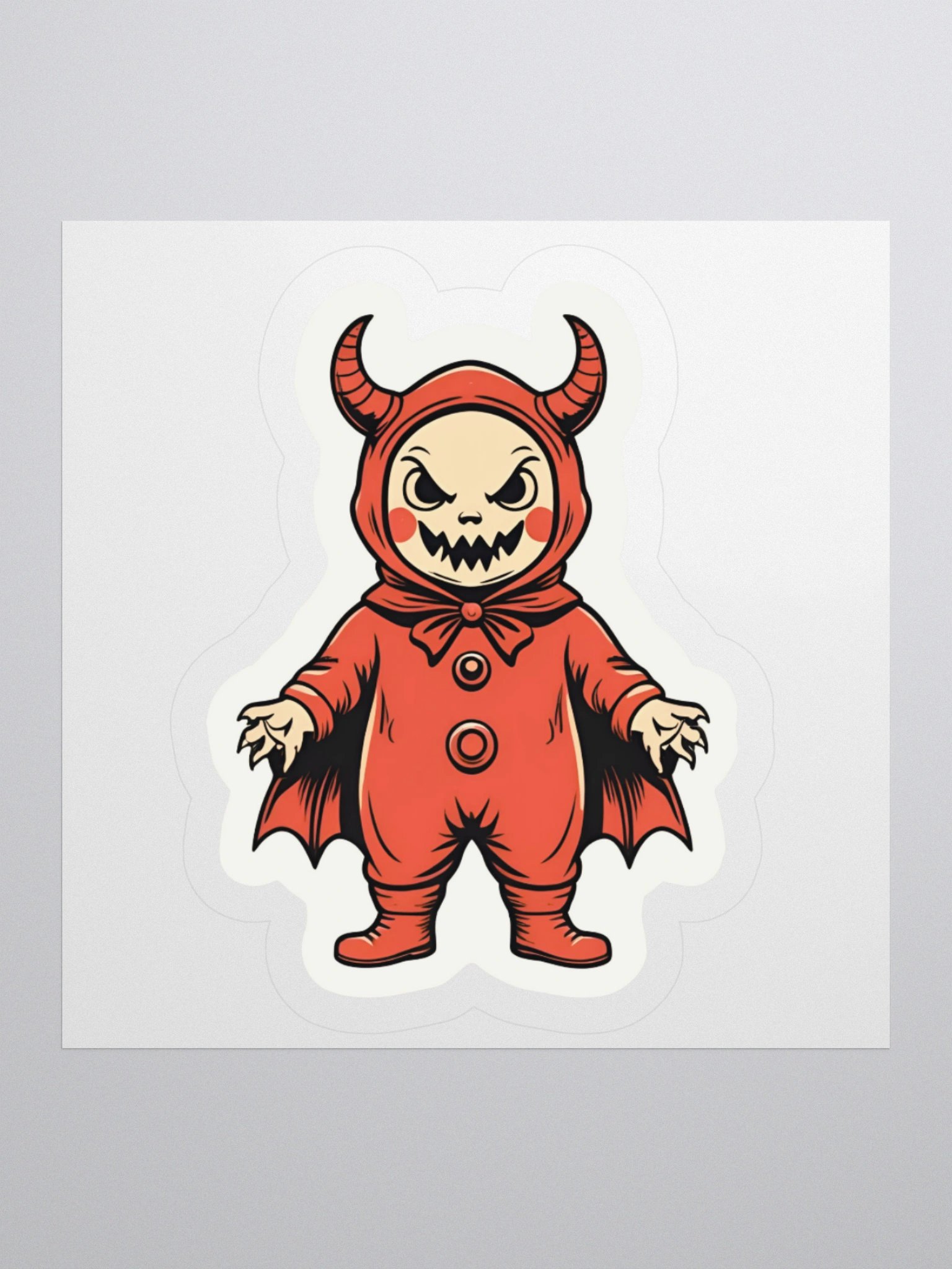 Mischievous Devil Kiss Cut Sticker product image (3)