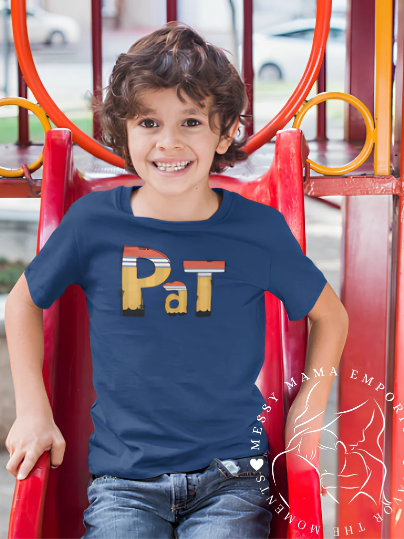 Personalized Pencil Name Kids Shirt product image (2)