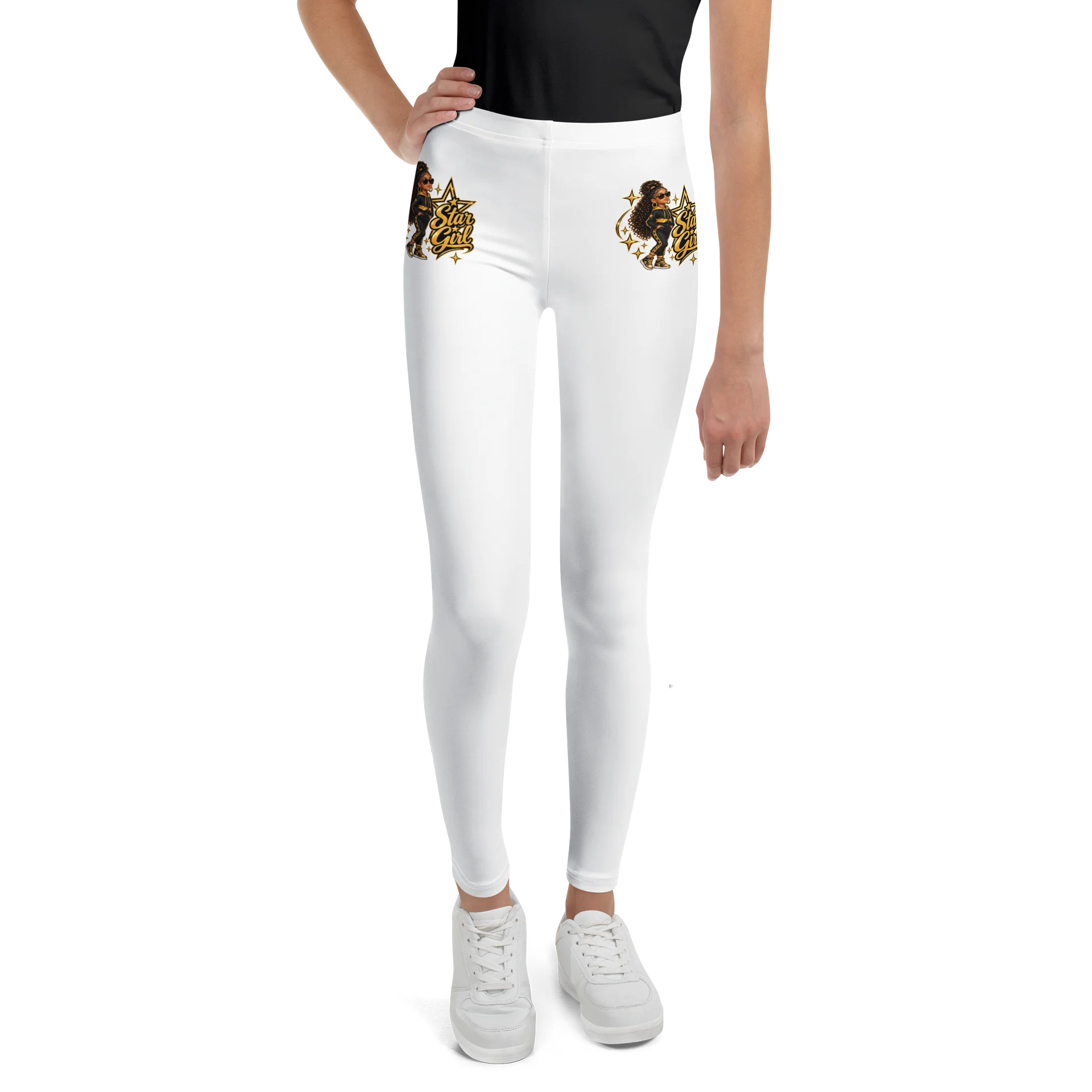 Star Girl All-Over Print Youth Leggings product image (1)