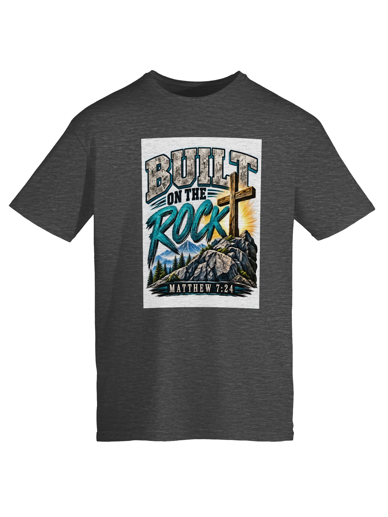 Men's Built on the rock Tee product image (5)