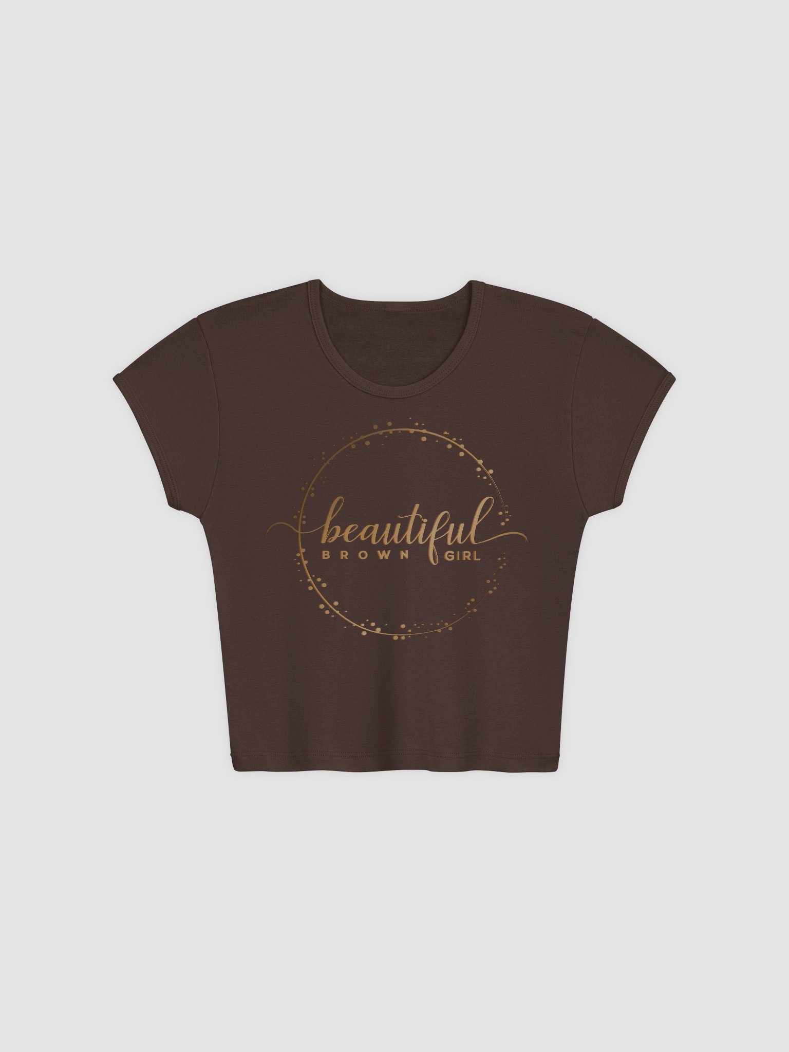 Beautiful Brown Girl Signature Crop Top product image (11)