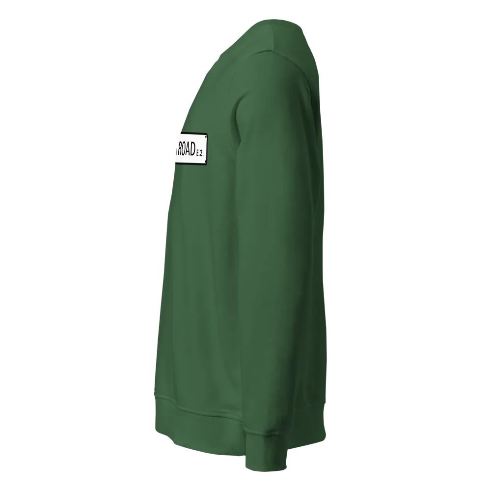 Columbia Road E.2. Unisex Organic Sweatshirt (Green) product image (3)