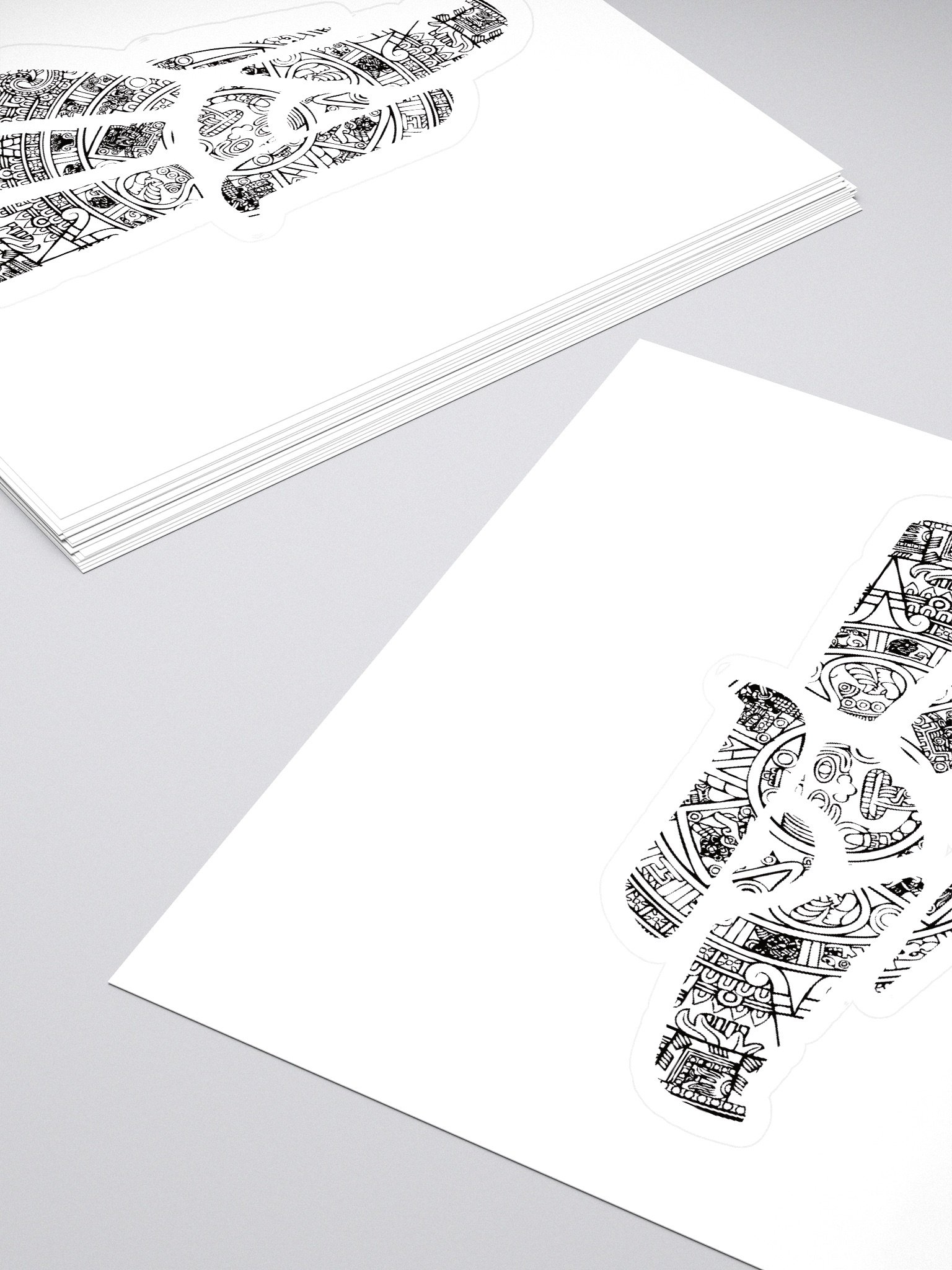 Aztec Calendar Eagle Sticker product image (4)