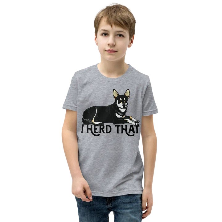 Custom - I Herd That T-Shirt | Funny Australian Kelpie (Mix) Youth Shirt for Herding Dog Owners product image (1)