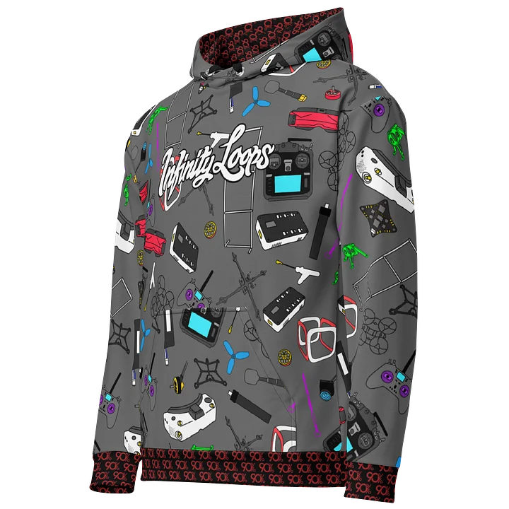 Gray Micro FPV Hoodie product image (2)