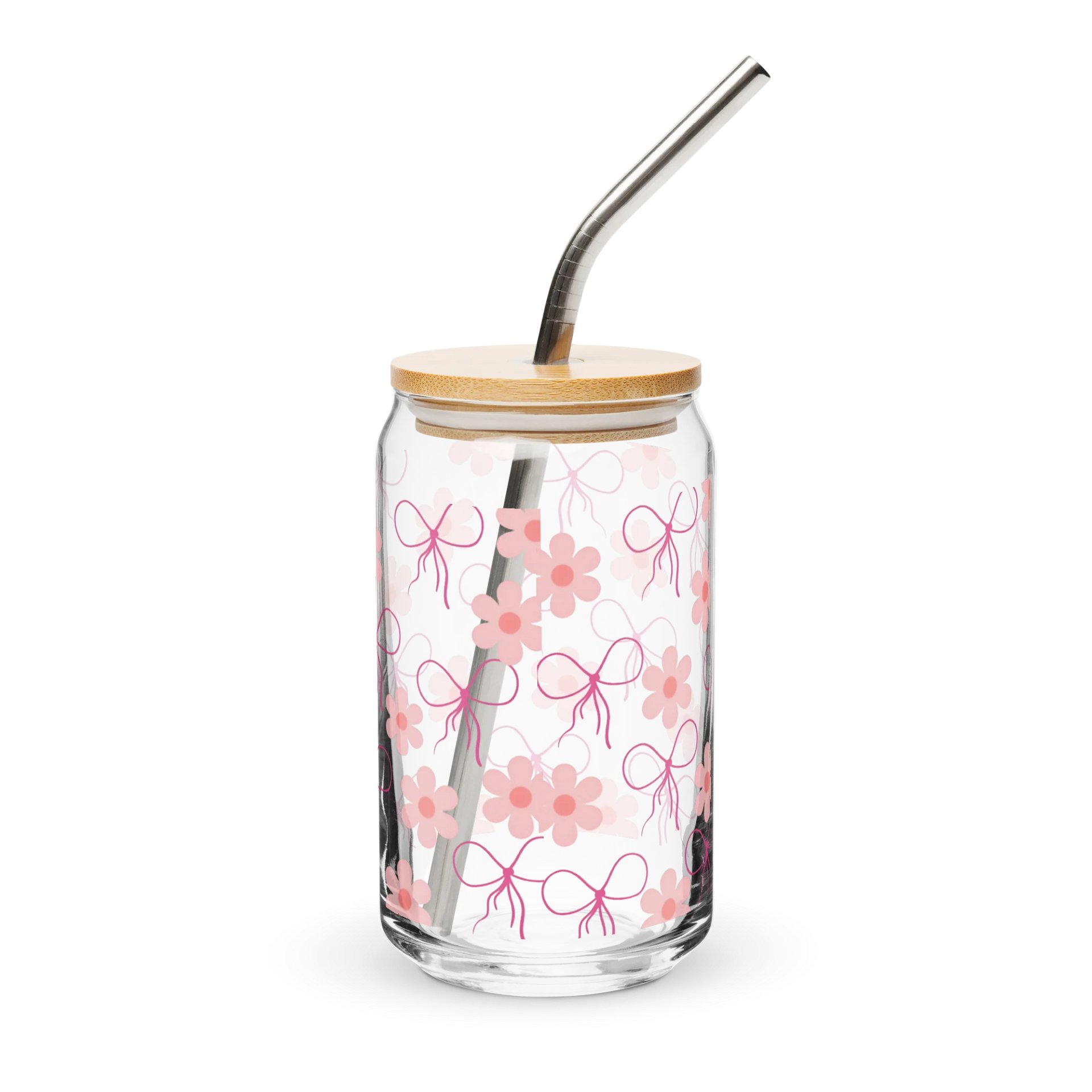 Couquette Pink Sipper Glass product image (2)