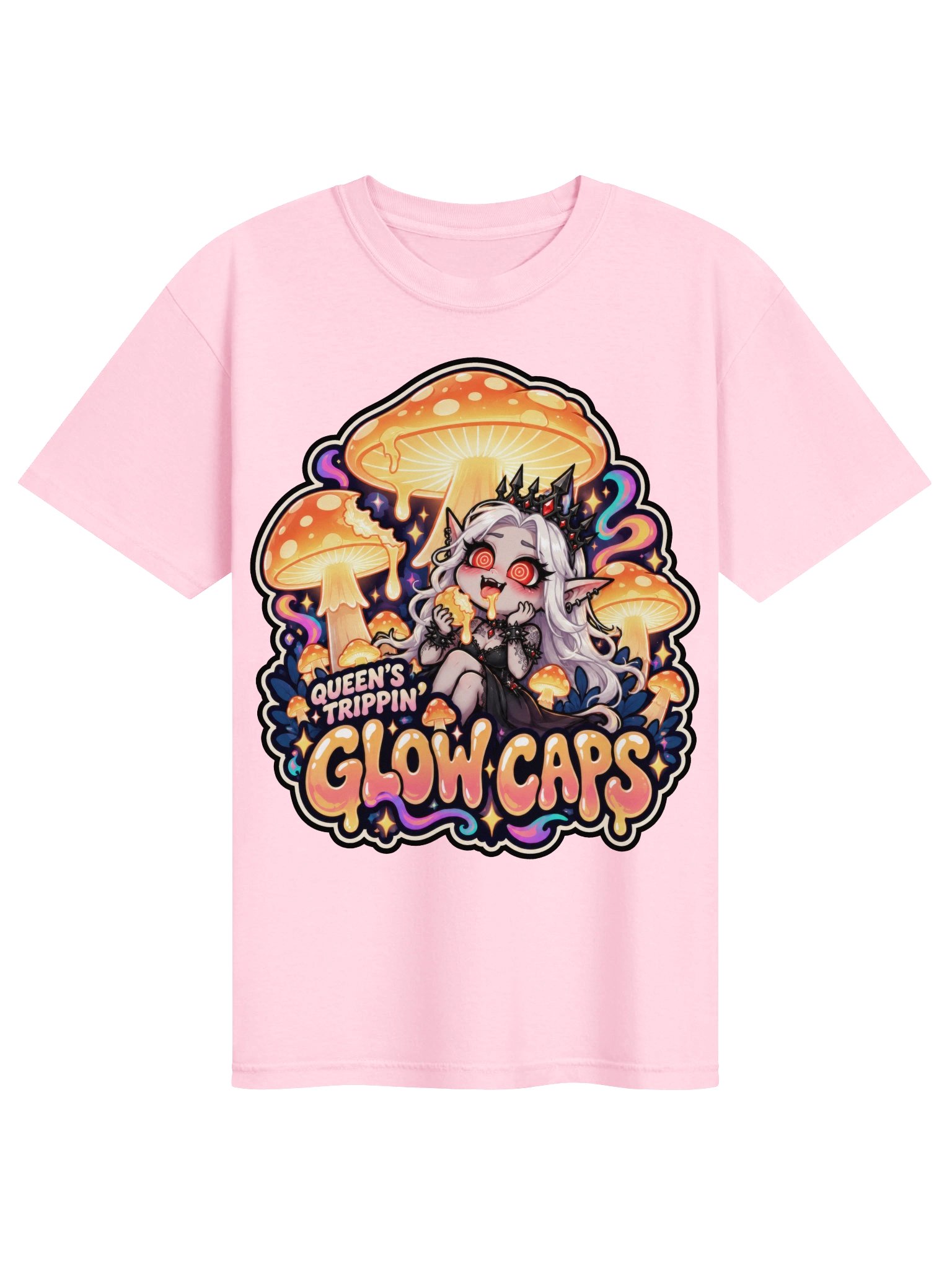 LAFFPRO - GLOWCAPS TRIPPIN QUEEN TEE product image (17)