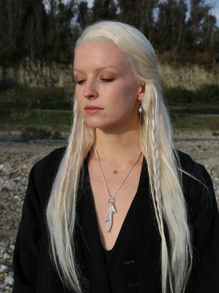 SALE Witch's Antler Necklace - Sterling Silver product image (2)