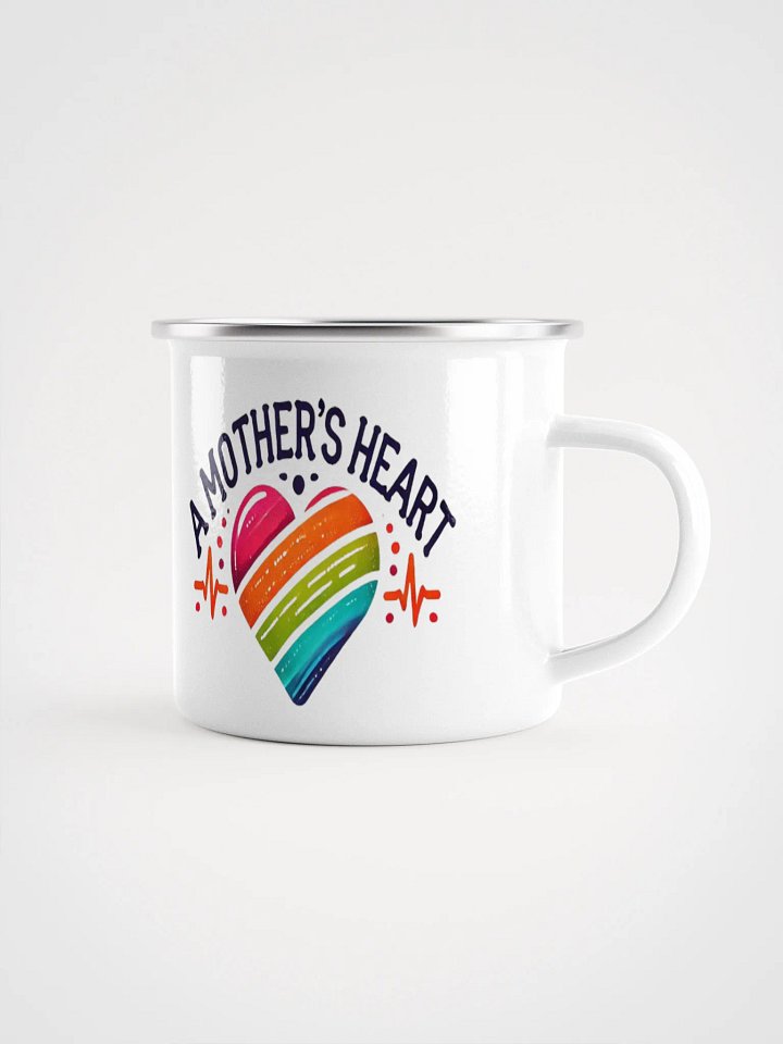 A Mother's Heart Enamel Mug product image (1)