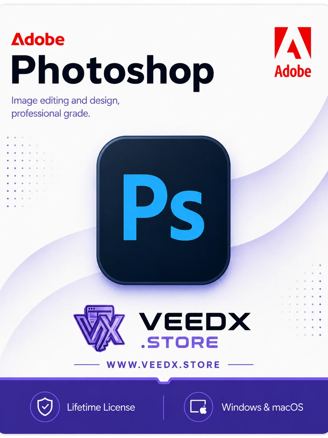 Adobe Photoshop 2026 | Windows & Mac | Full Version | Lifetime License product image (1)