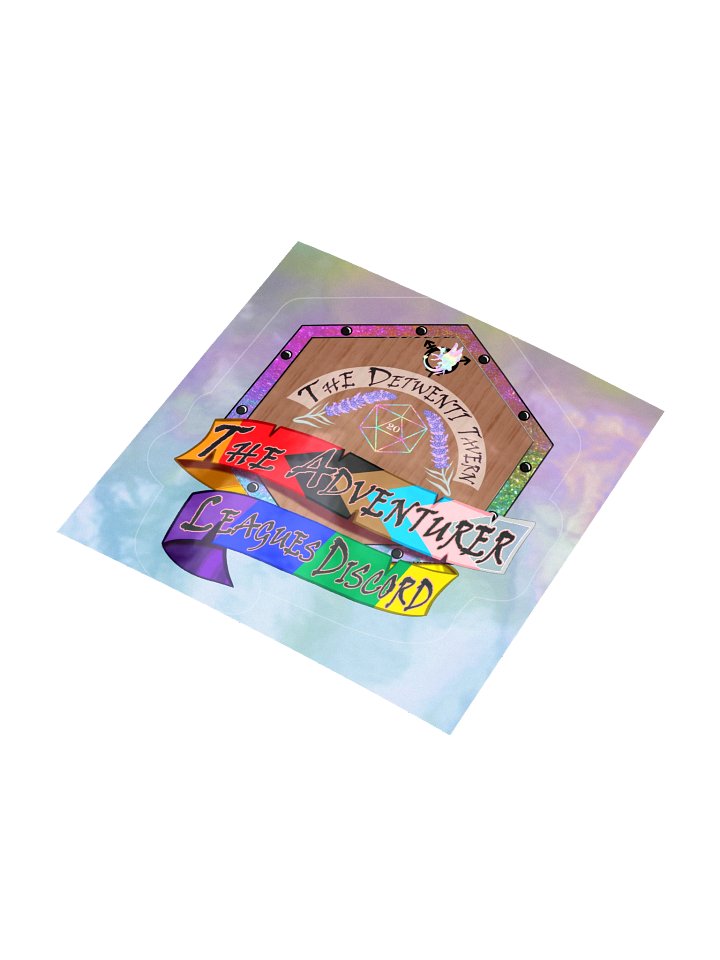 Pride Detwenti Shield Holographic Sticker product image (2)