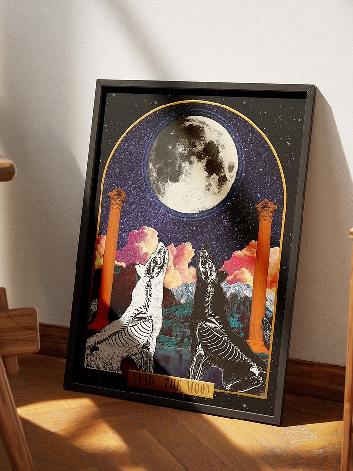 The Moon Tarot Print product image (2)