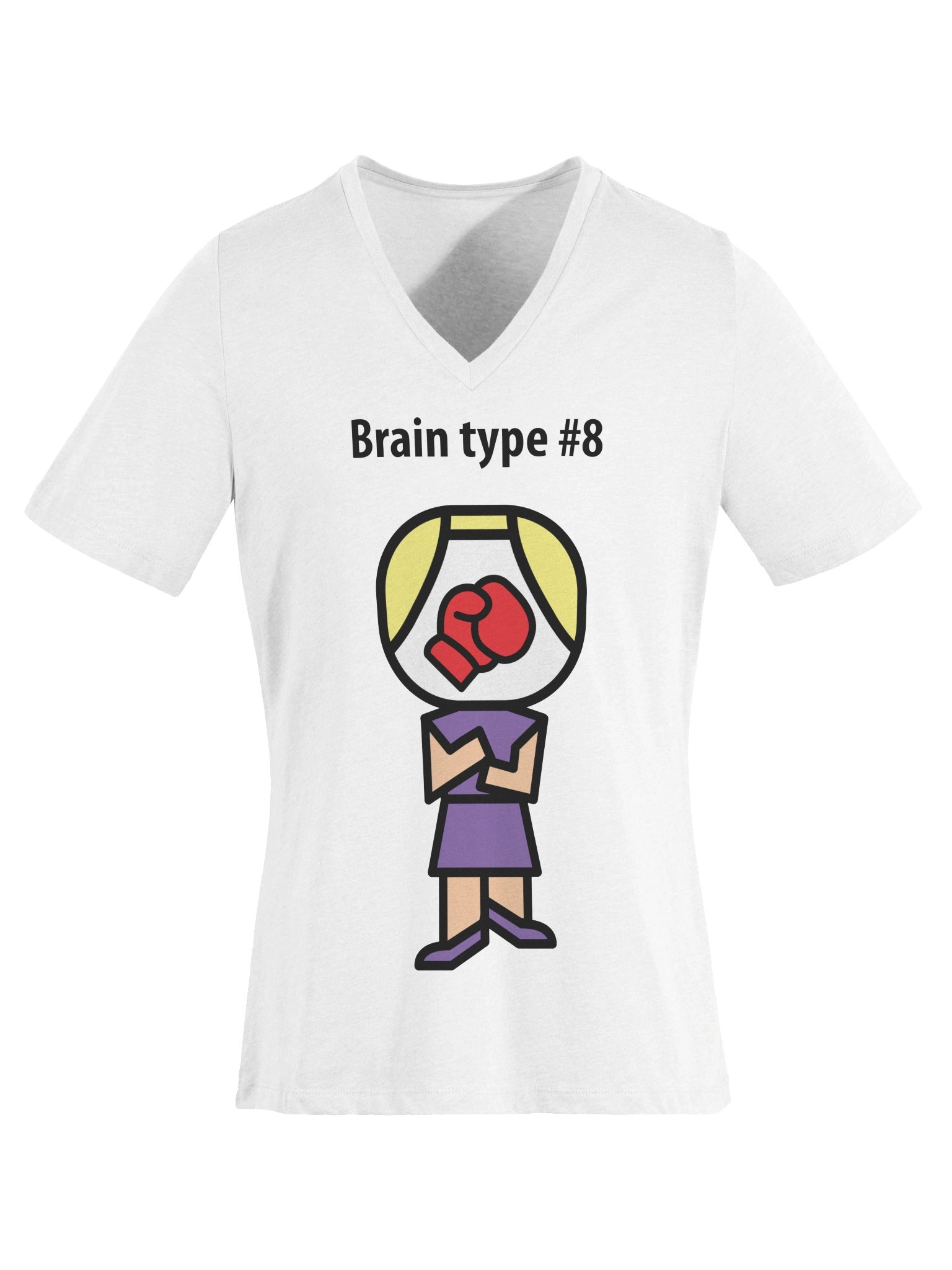 Women's t-shirt for brain type #8 product image (6)