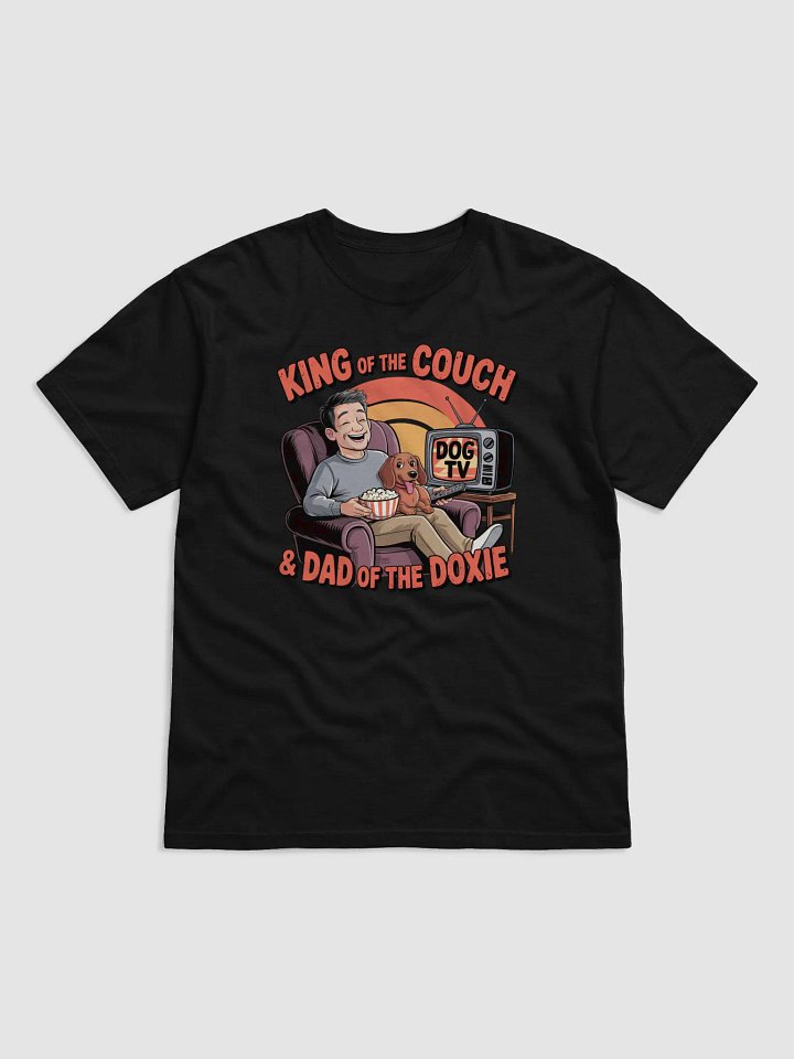 King of the Couch & Dad of the Doxie Tee product image (1)